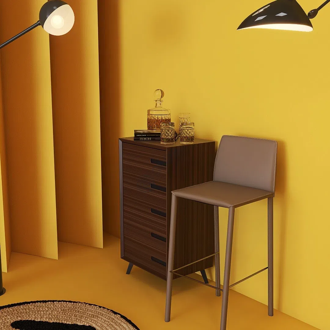 Барный стул WALTER KNOLL Saddle