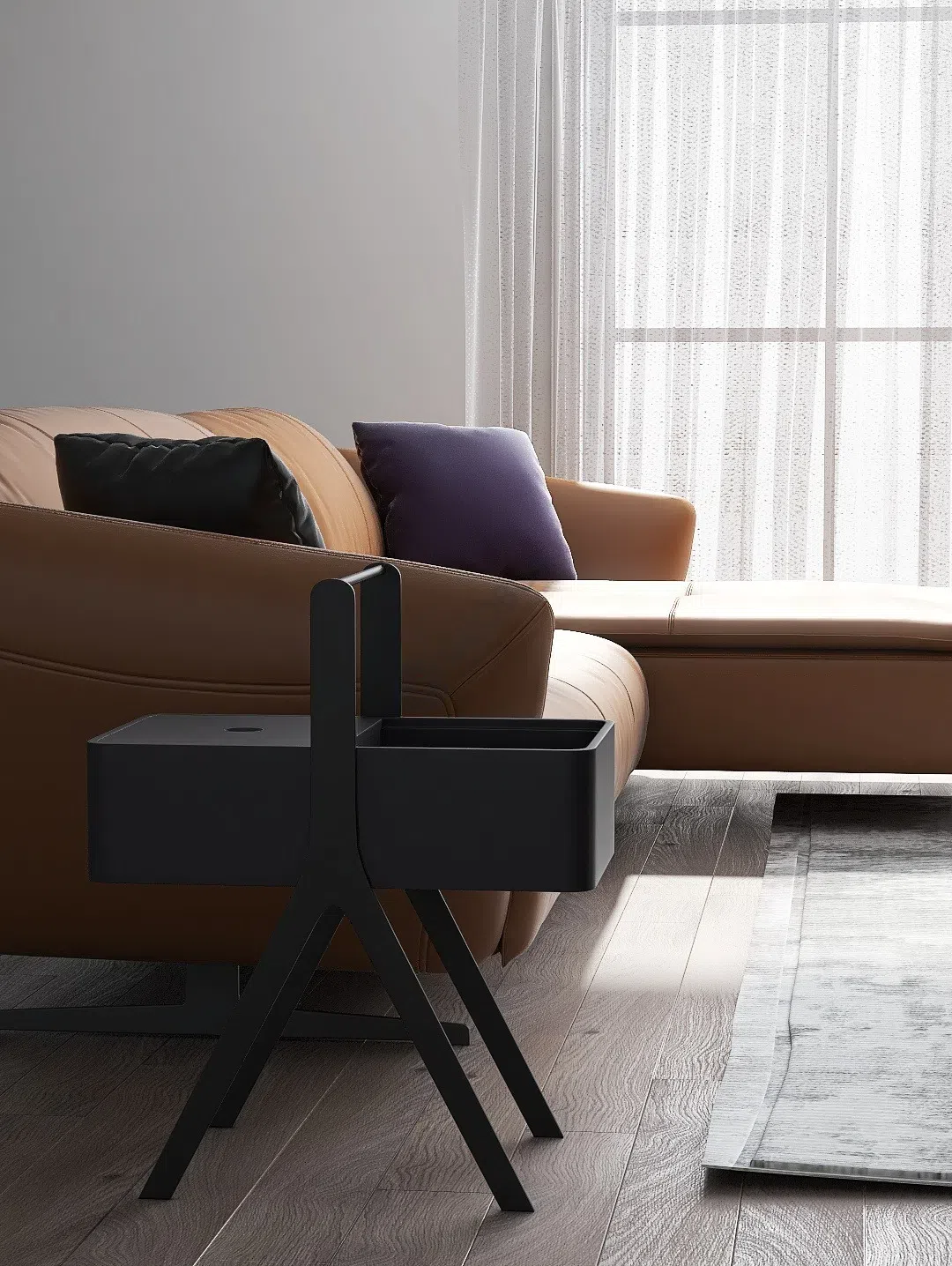 Угловой столик LIGNE ROSET Picnic