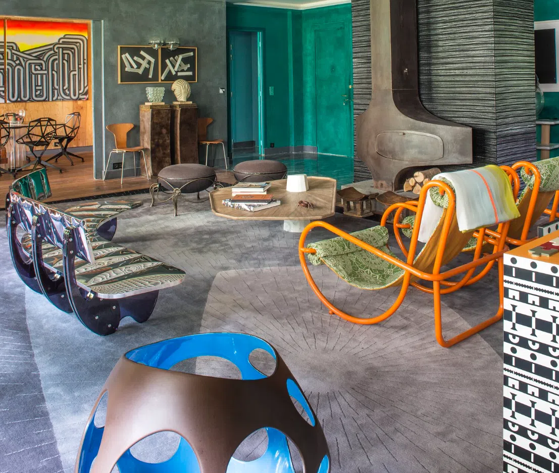 Журнальный столик PHILIPPE HUREL Webwood