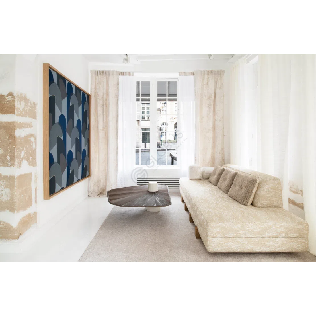 Журнальный столик PHILIPPE HUREL Webwood