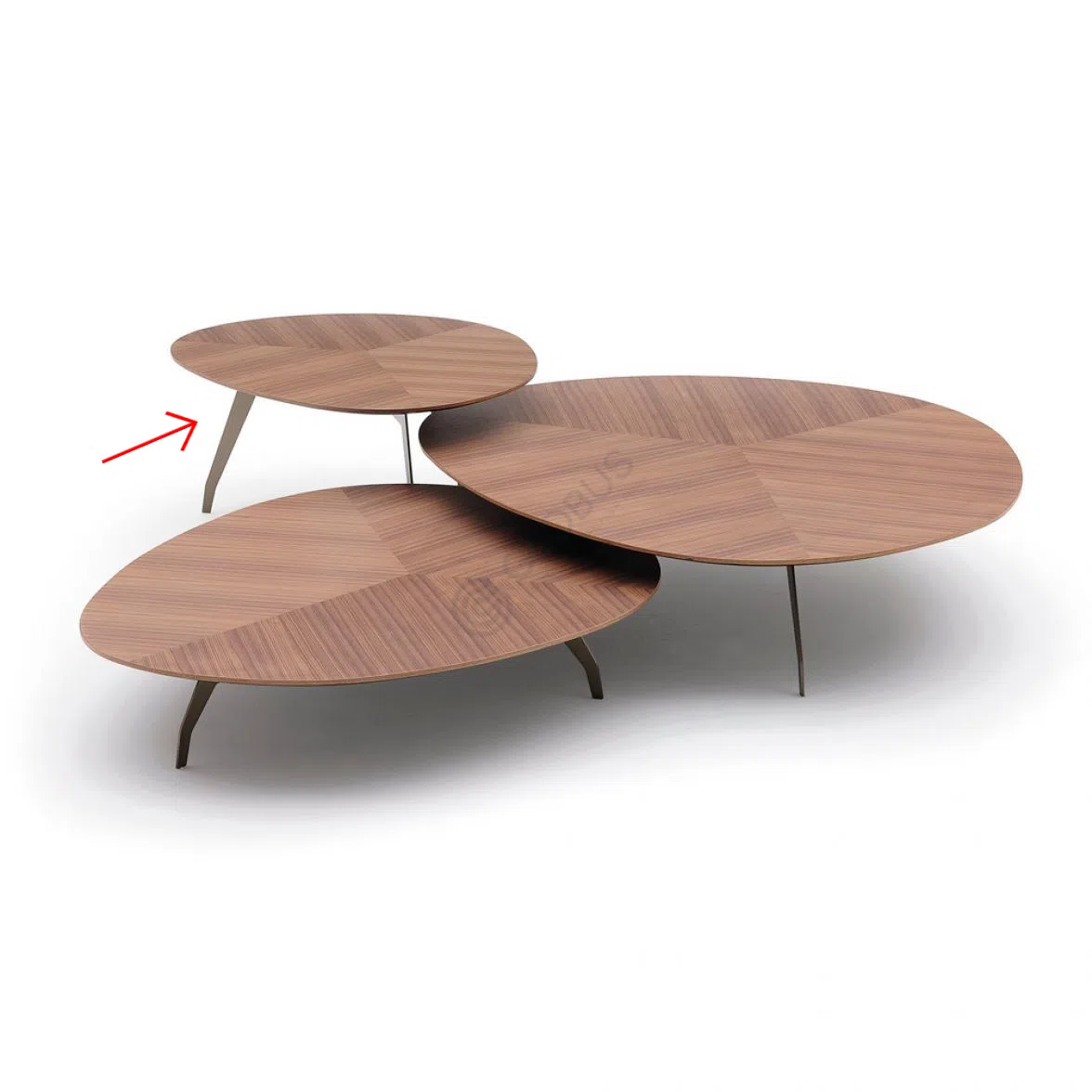 Угловой столик ALBERTA Island