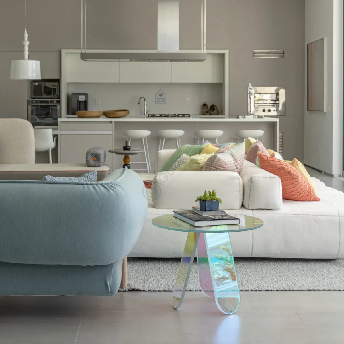 Угловой столик PATRICIA URQUIOLA Shimmer