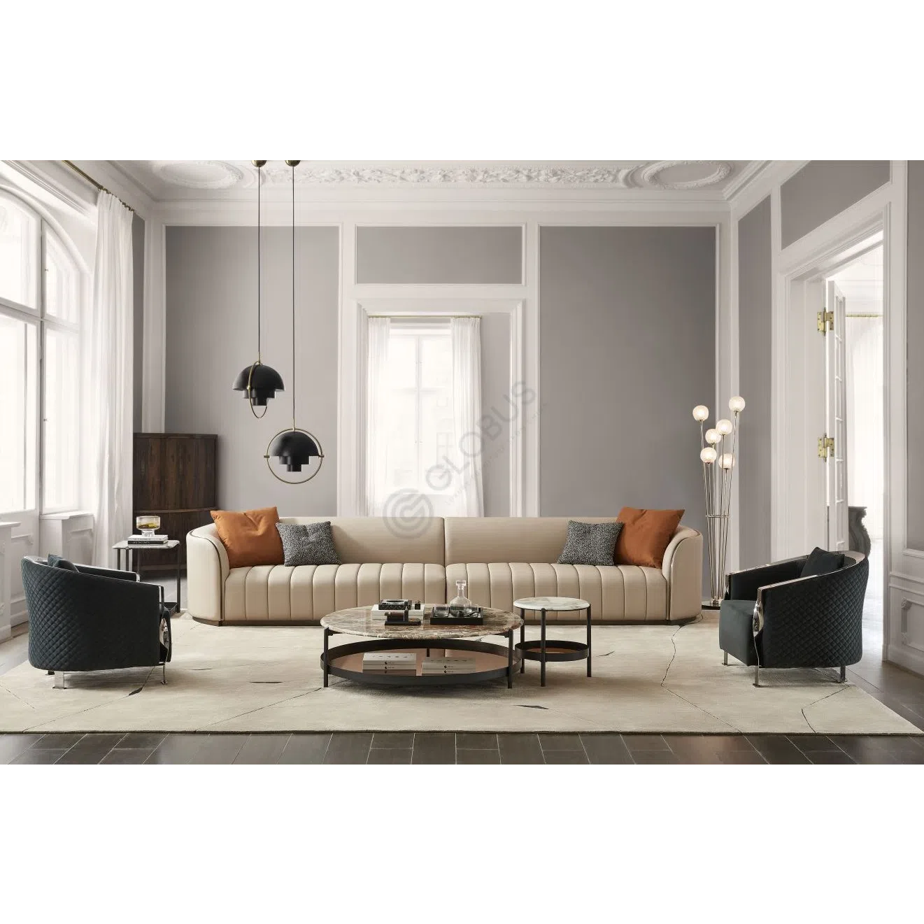 Угловой столик GIORGETTI Skyline