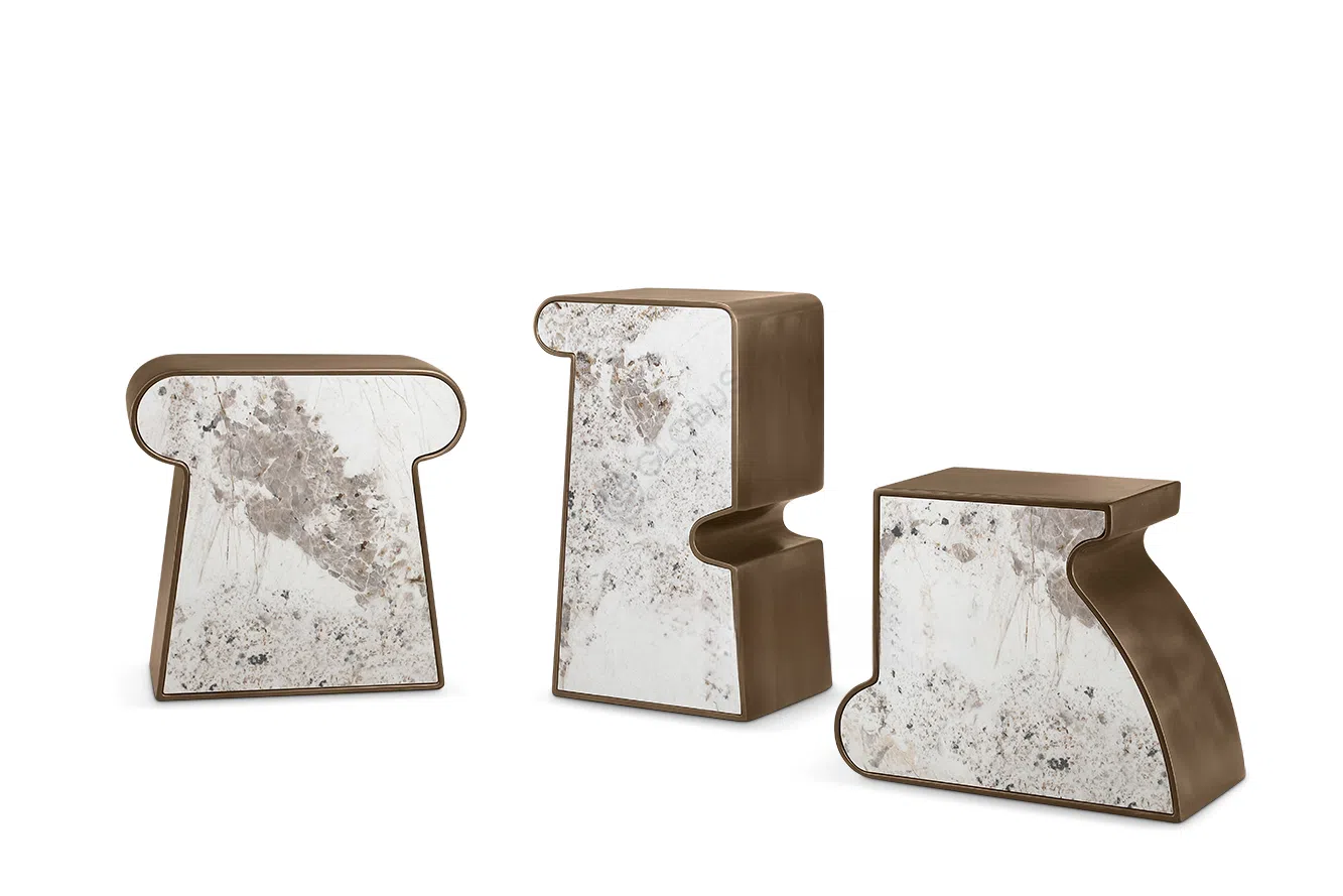 Угловой столик KELLY WEARSTLER Ternion Traid Tercet