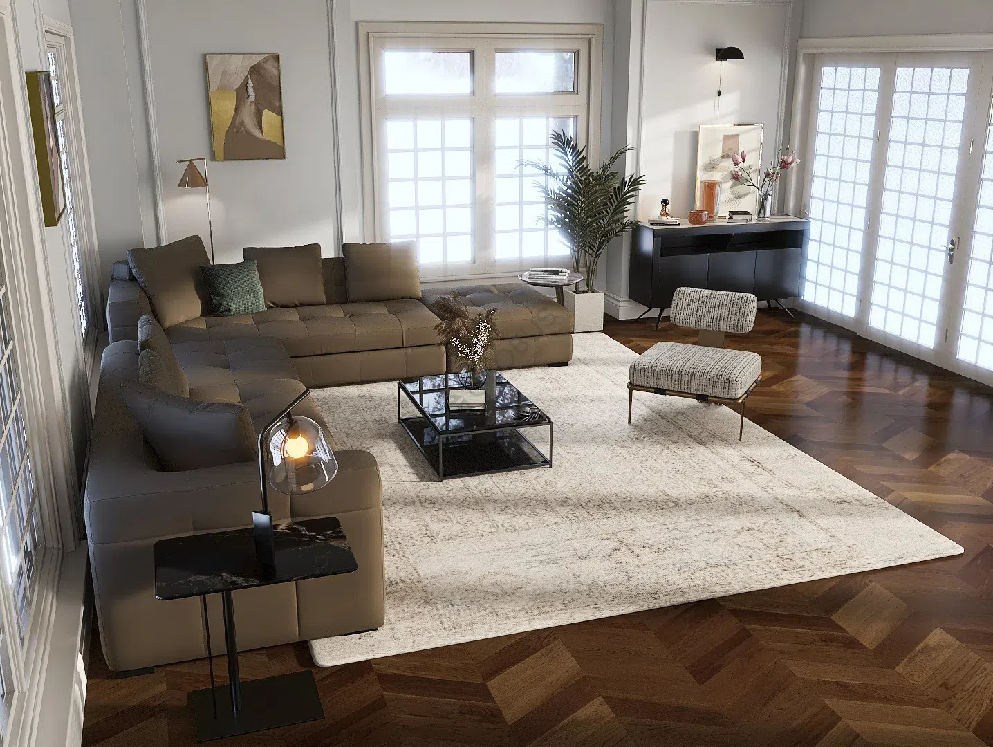 Угловой столик Othniel