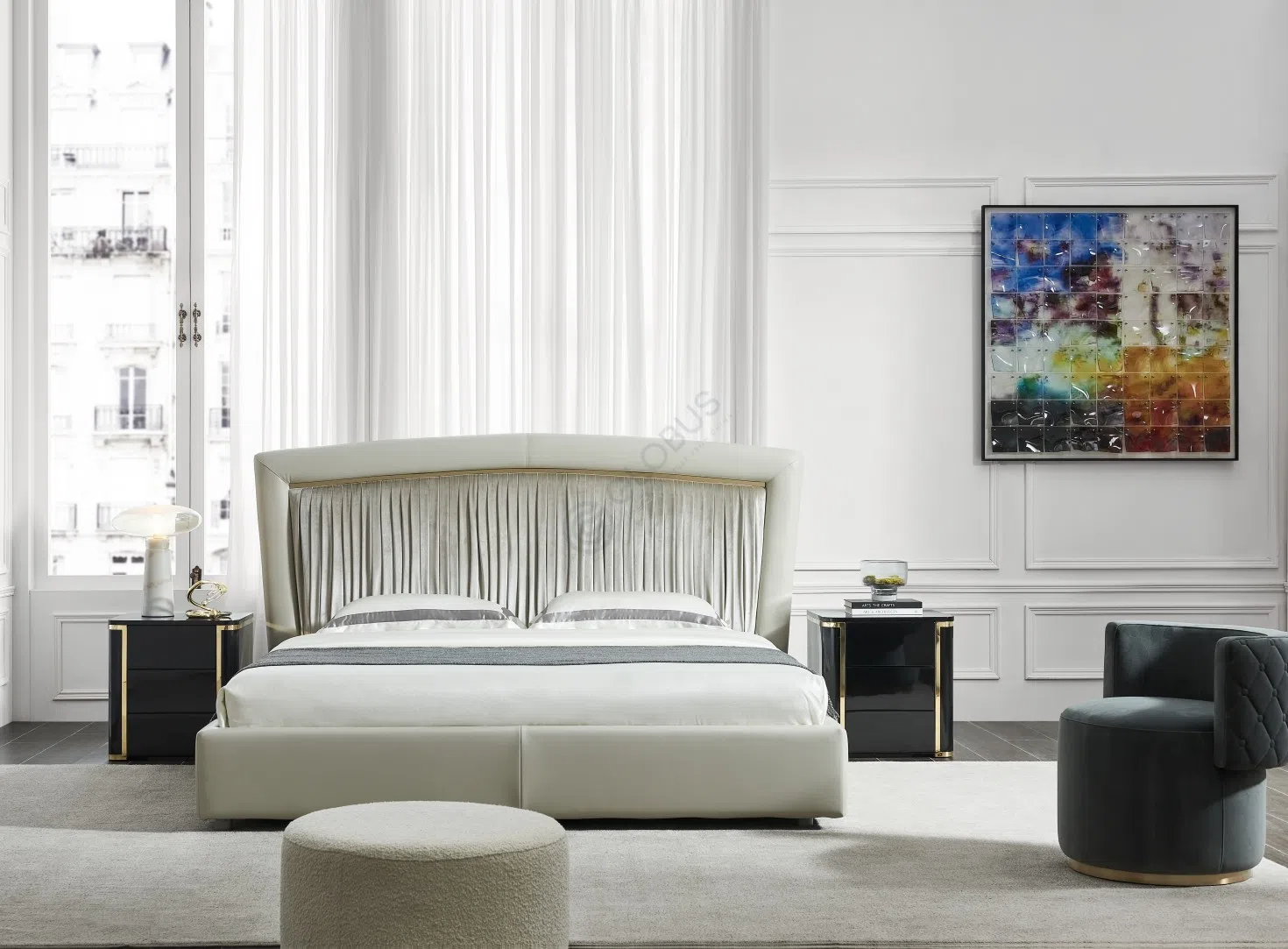 Кровать CANTORI Portofino Plisse