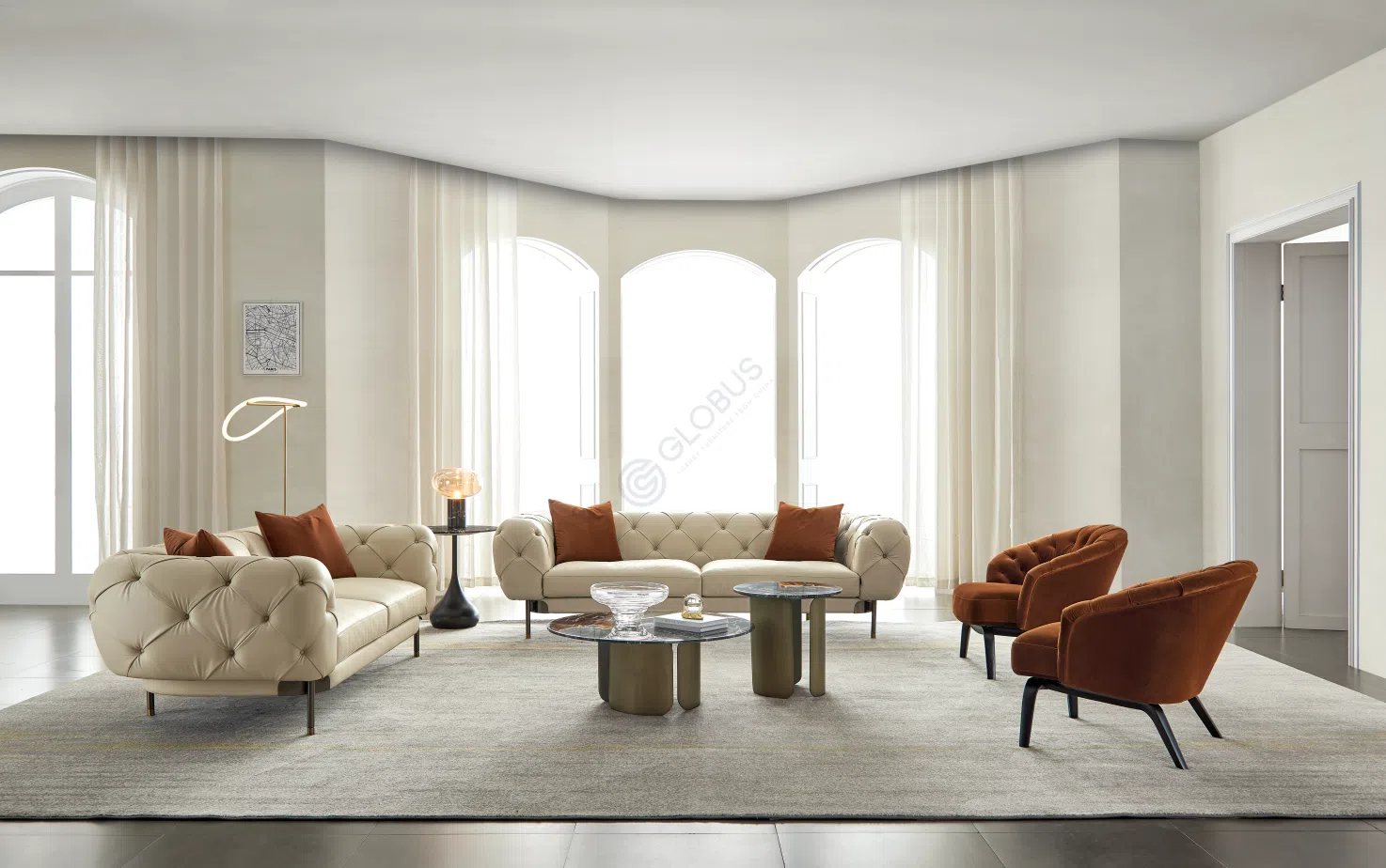 Угловой столик Nudus