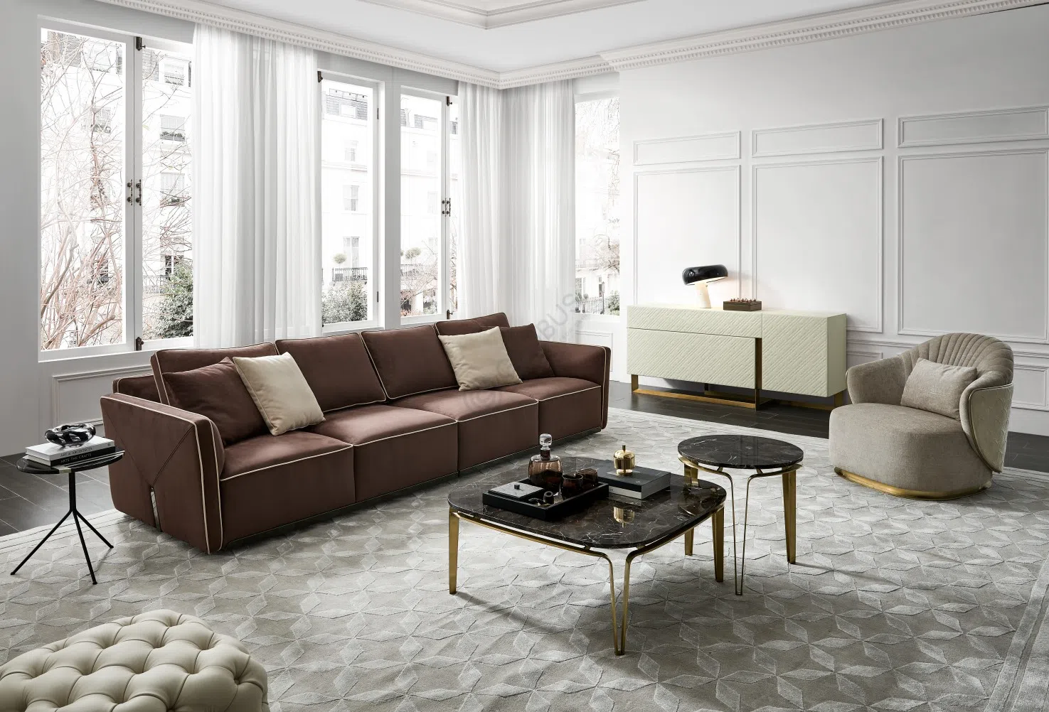 Угловой столик Vesedia