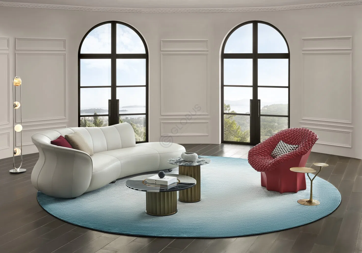 Угловой столик ISABELLE STANISLAS Elypse