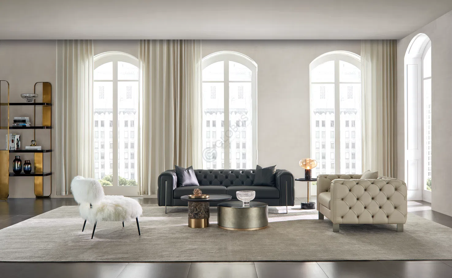 Угловой столик CASSINA Low