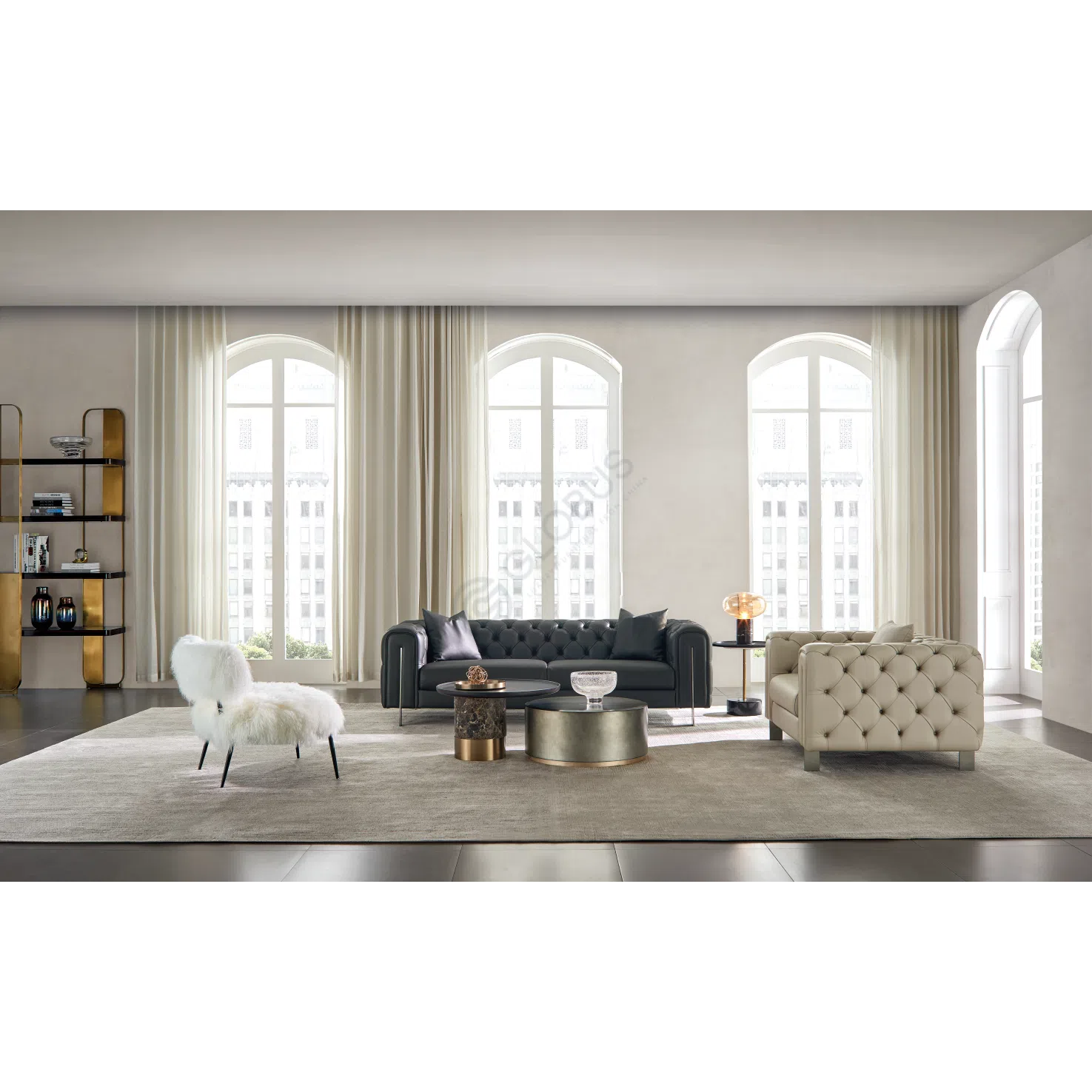 Угловой столик CASSINA Low