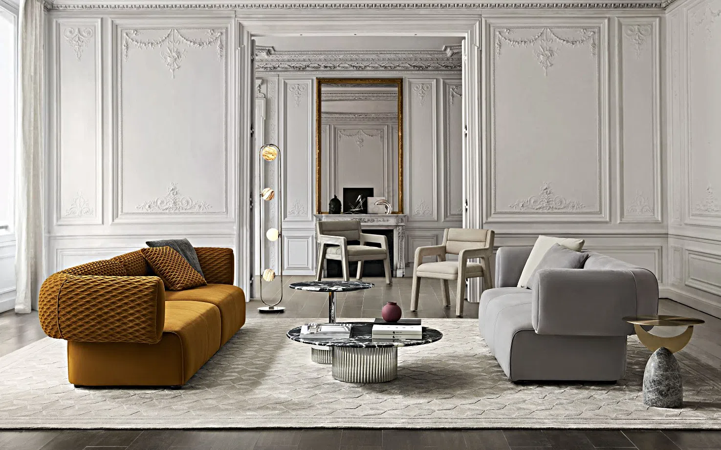 Угловой столик KOOKU Half Moon