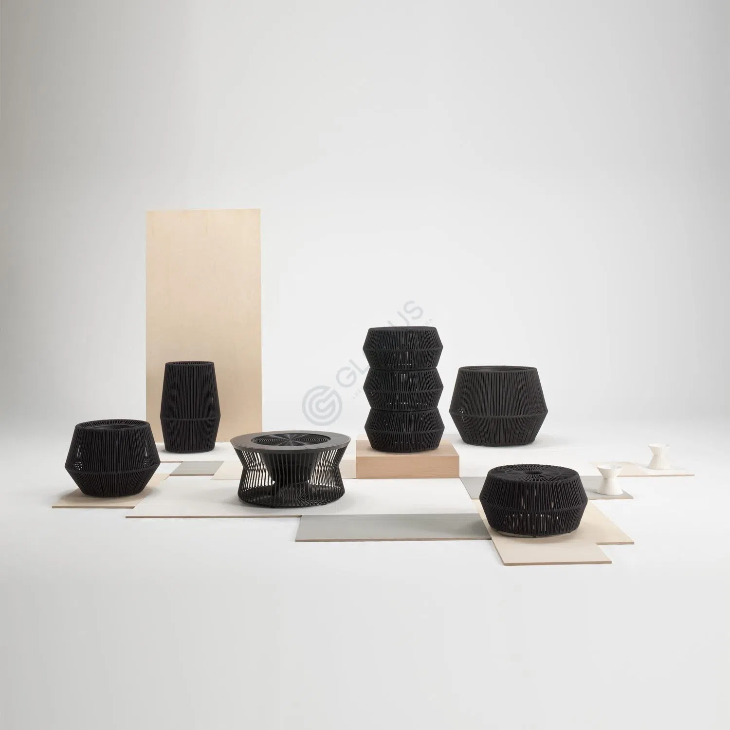 Уличный пуф KETTAL Zig Zag