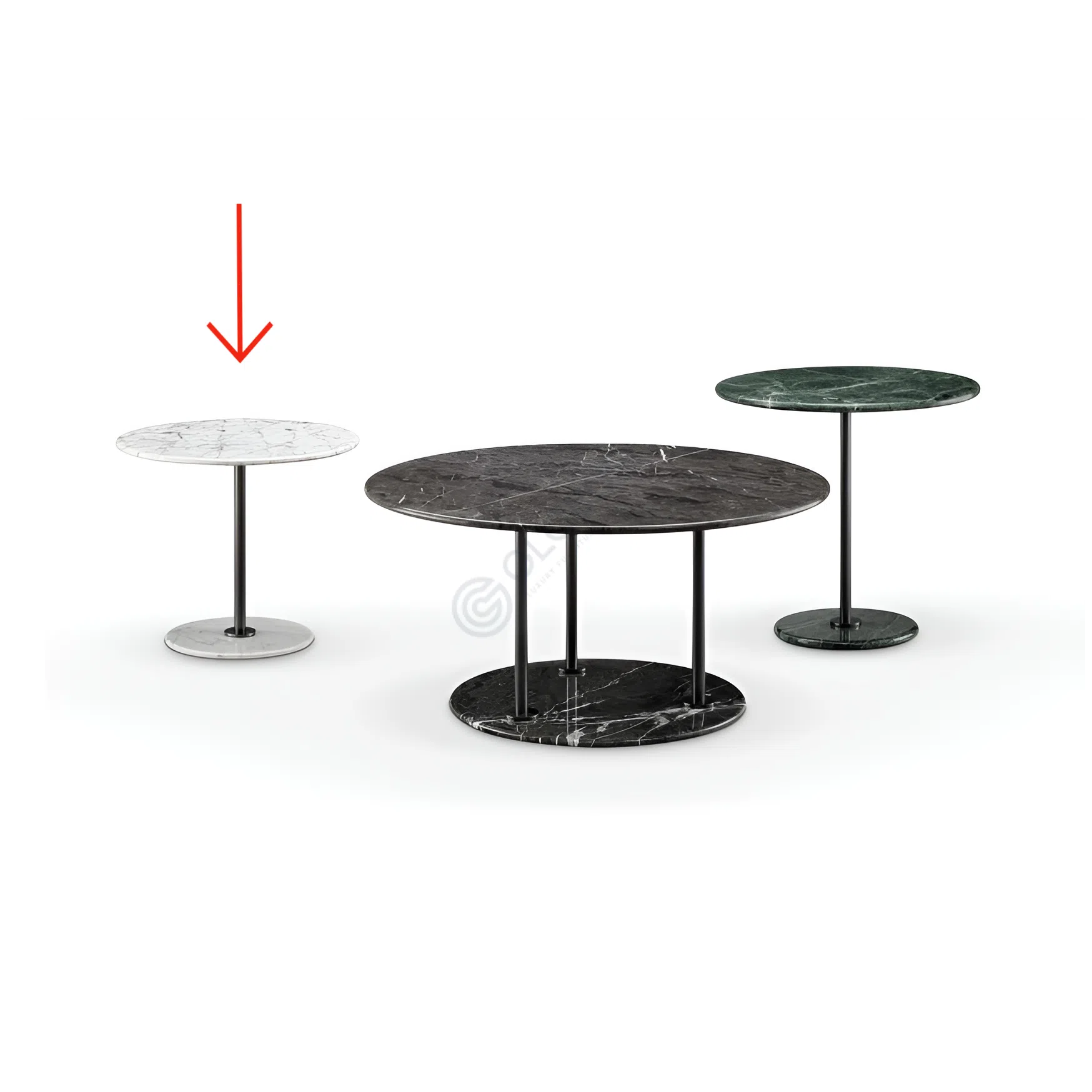 Угловой столик Fabrizius