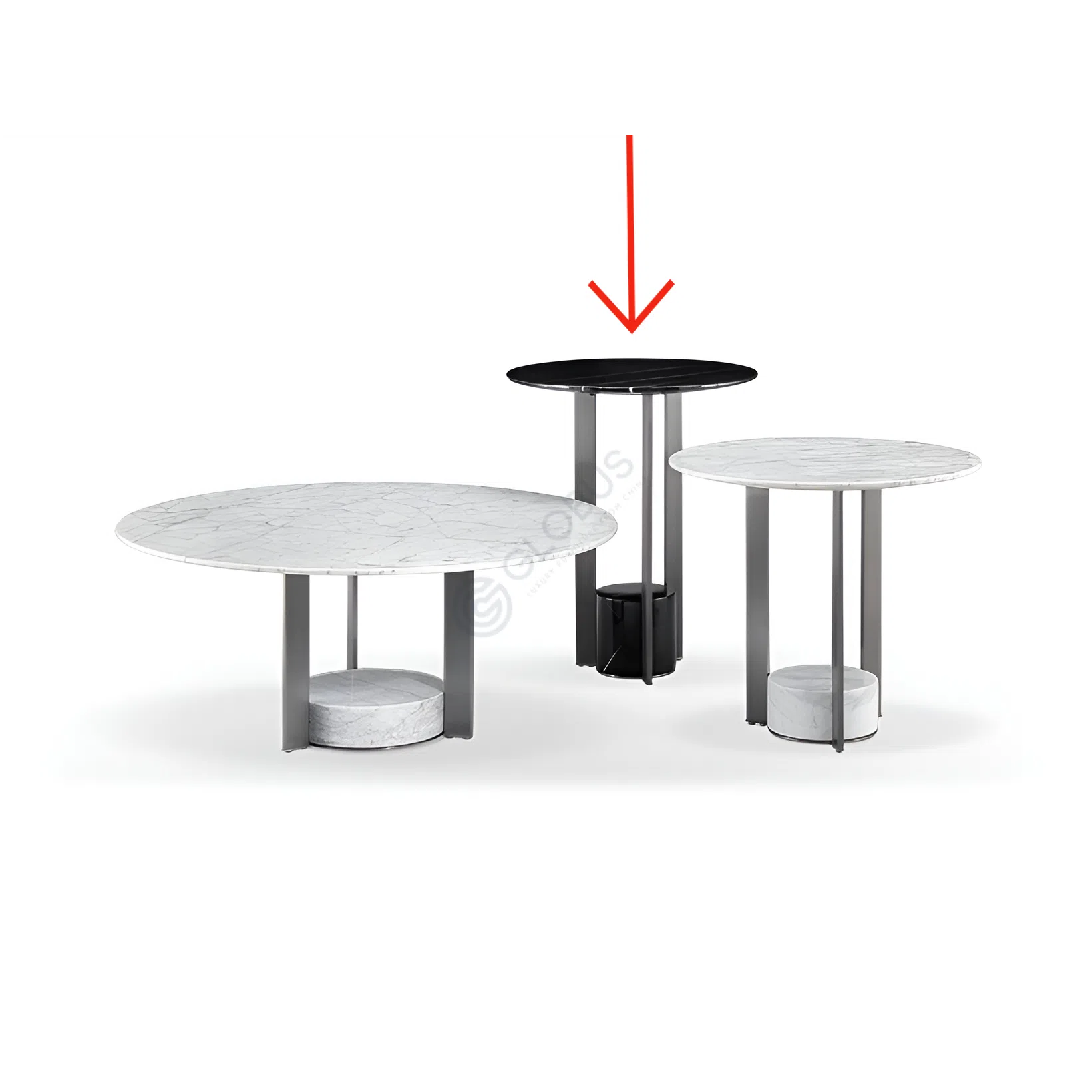 Угловой столик Kaversa