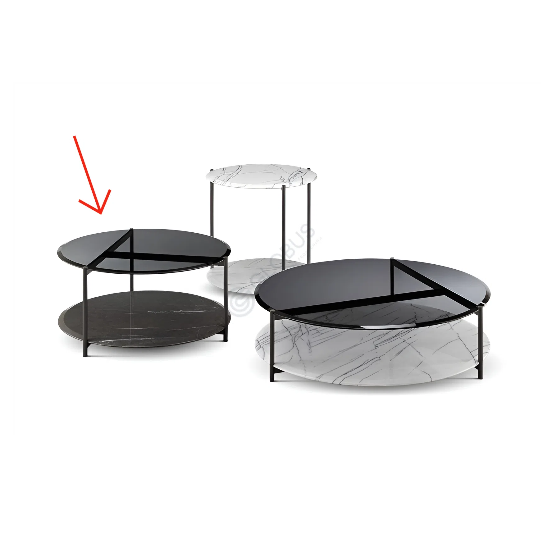 Журнальный столик LENZI Glow