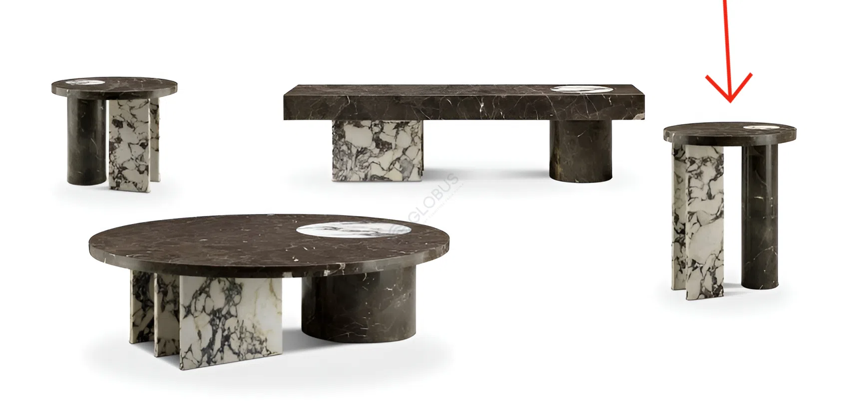 Угловой столик Jenine