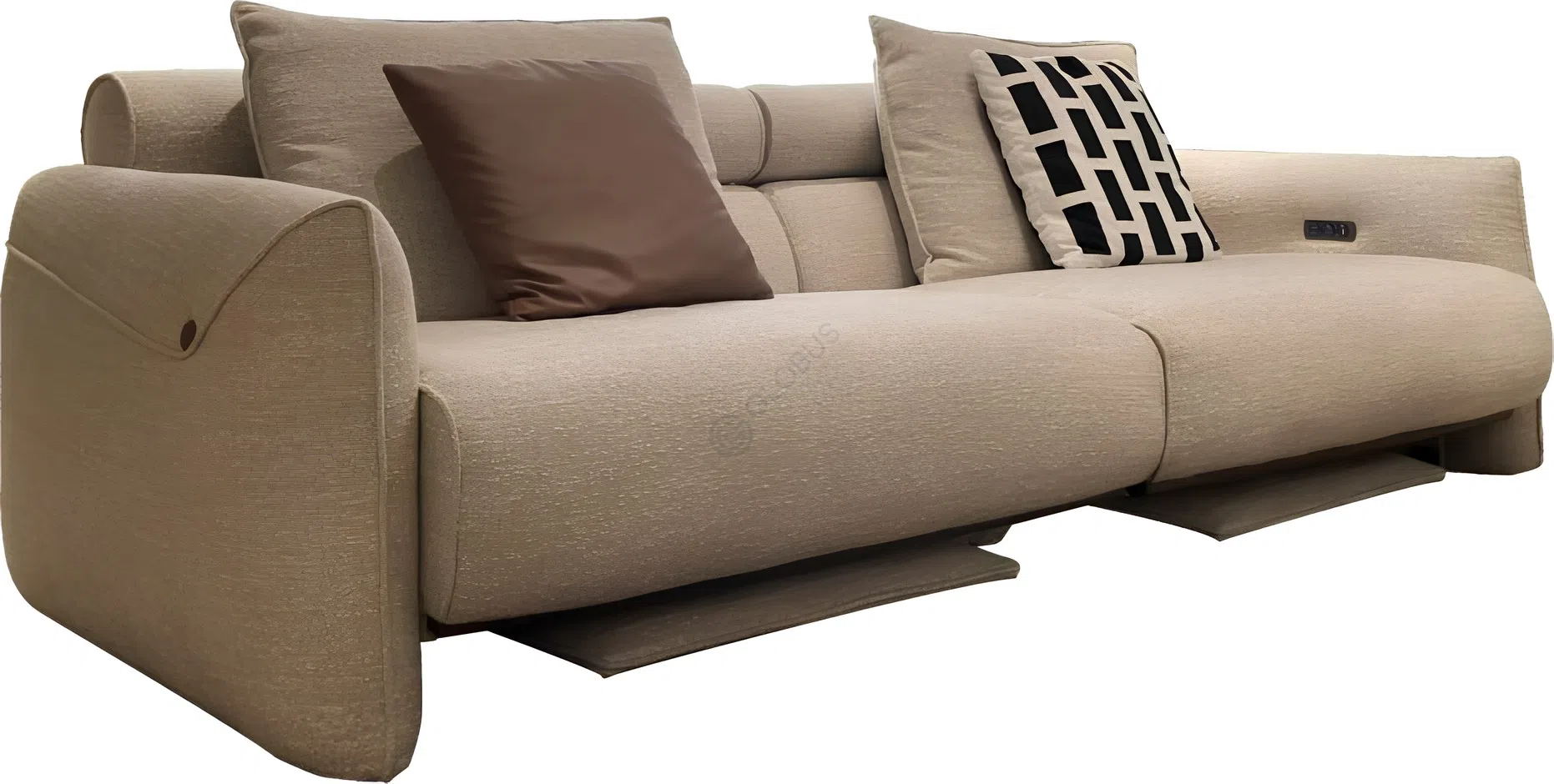 Диван с реклайнером Fiorita