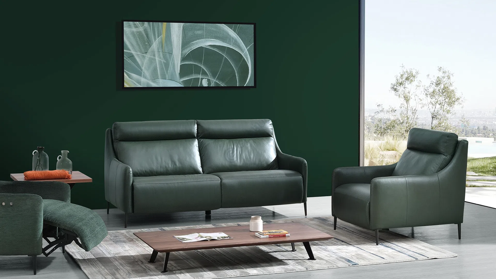 Кресло с реклайнером Usquequaque