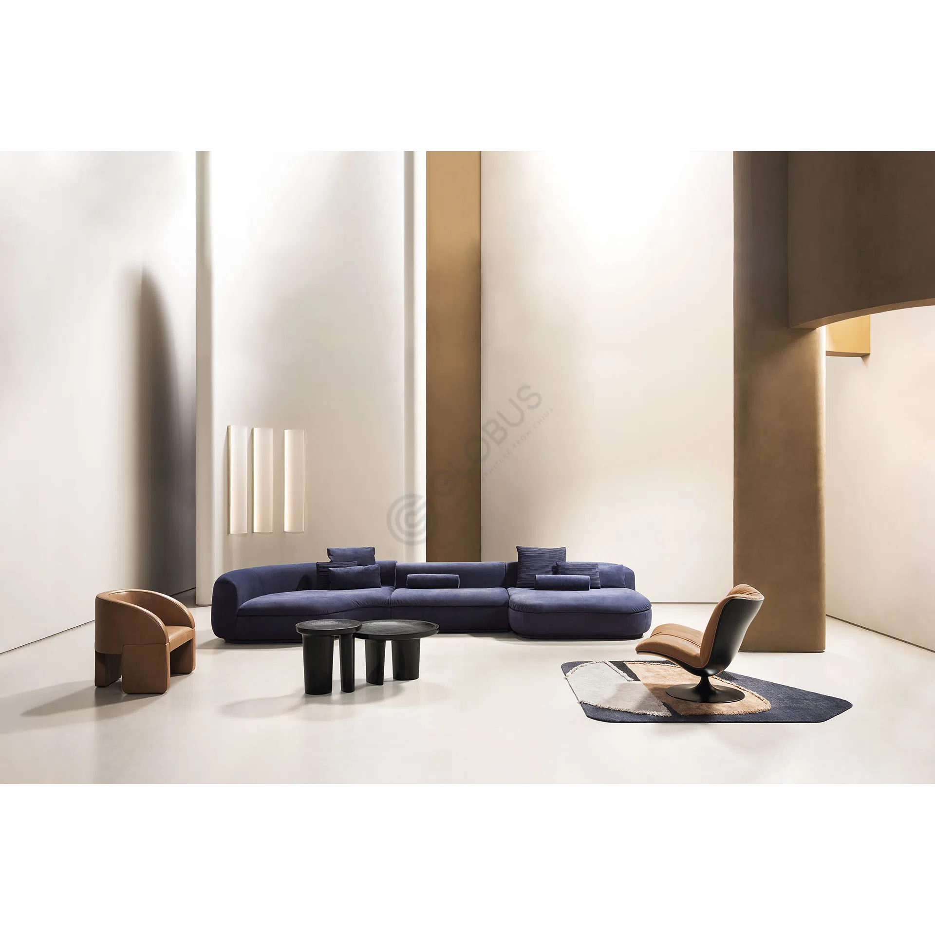 Угловой столик BAXTER Calix