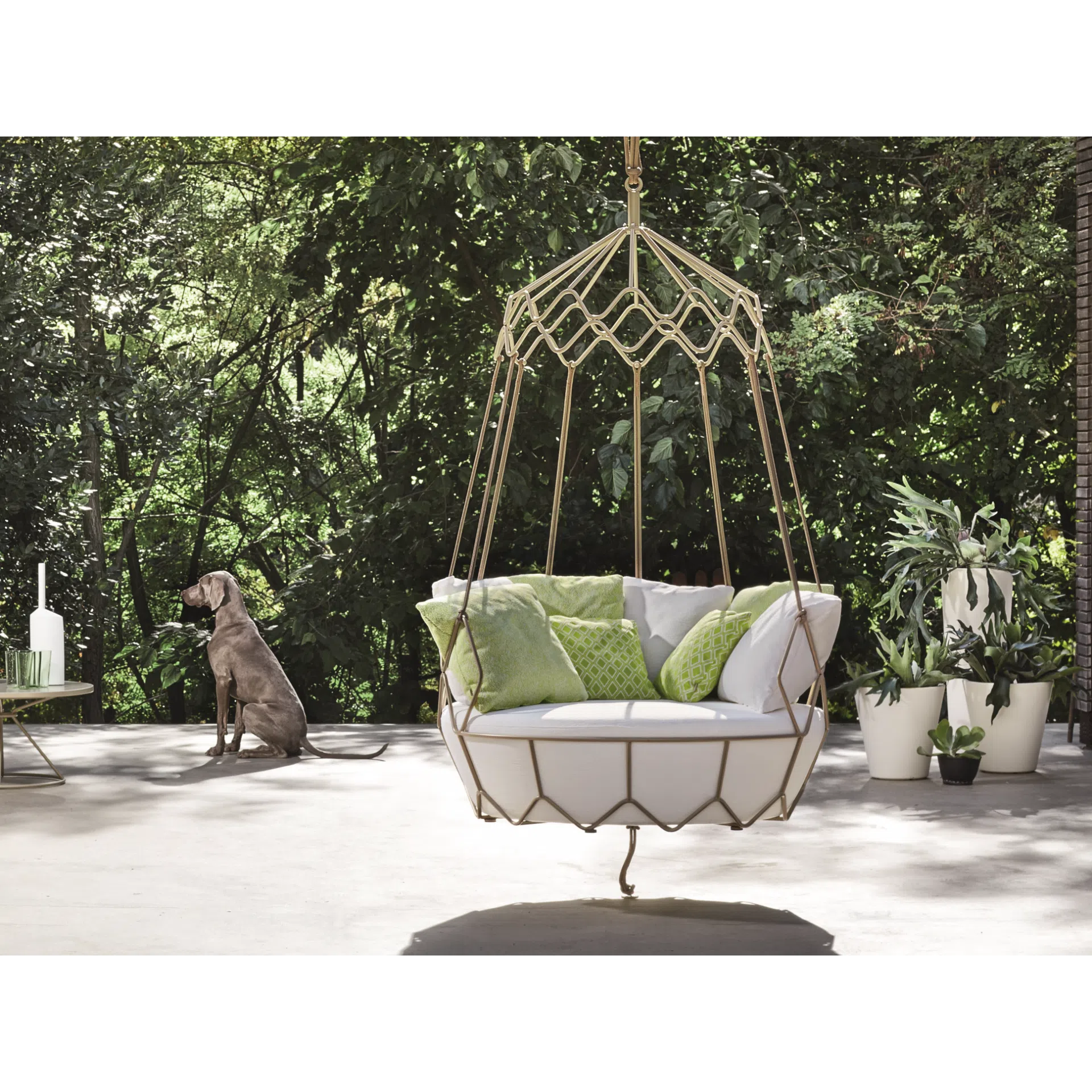 Уличное кресло-качель ROBERTI RATTAN Gravity