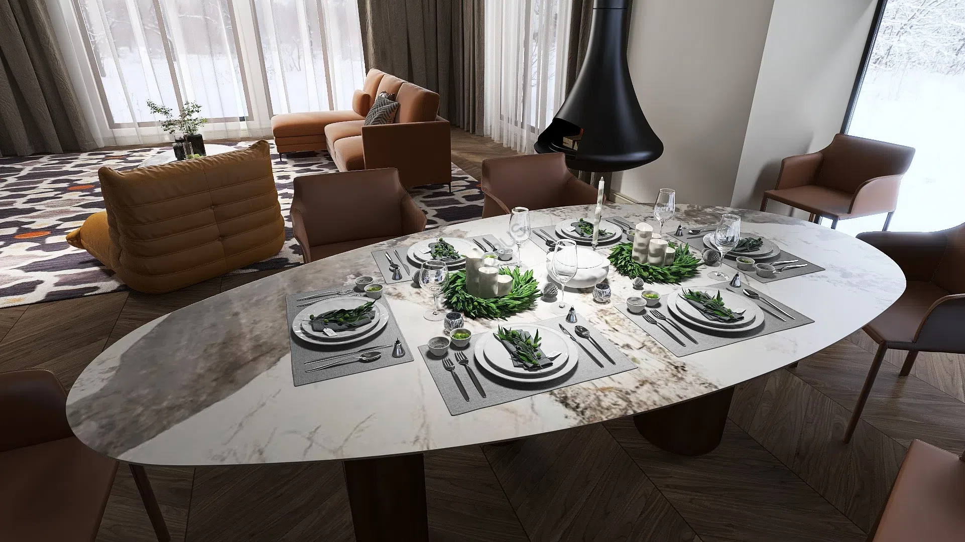 Обеденный стол BAXTER Lagos