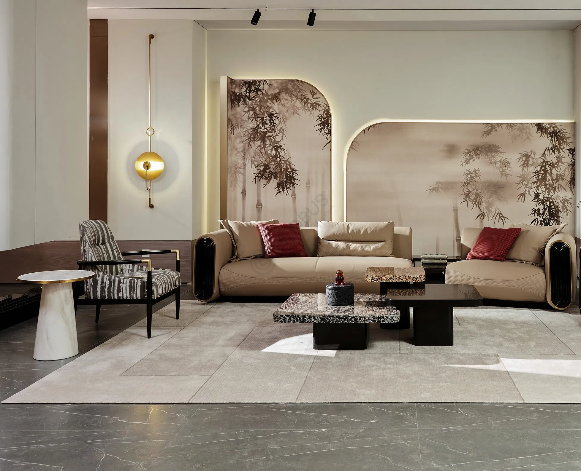 Угловой столик Quadrumane