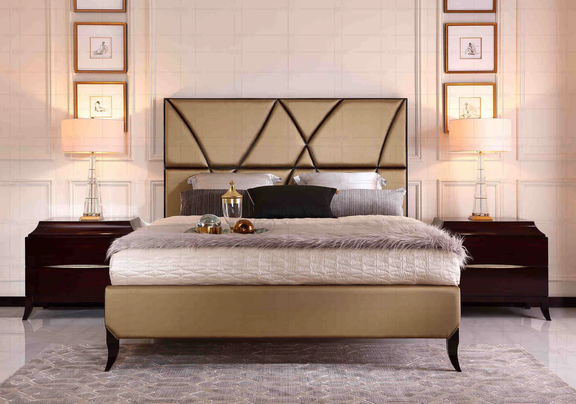 Прикроватная тумба CHRISTOPHER GUY Silk Cut