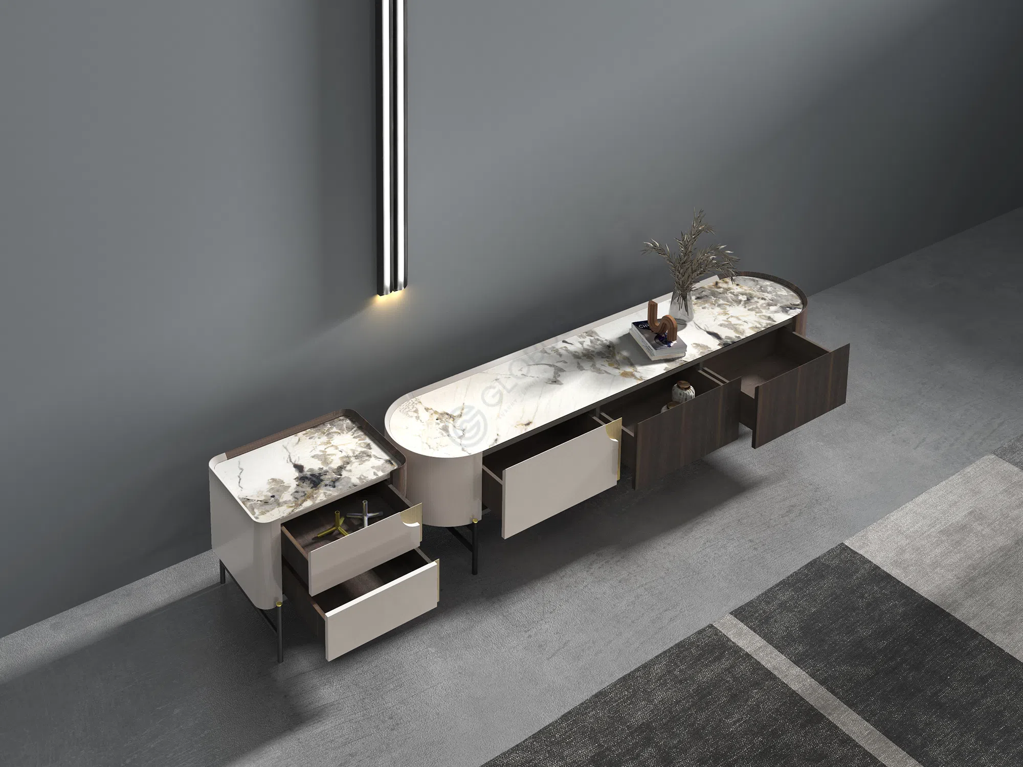 ТВ тумба NATUZZI ITALIA Orfeo