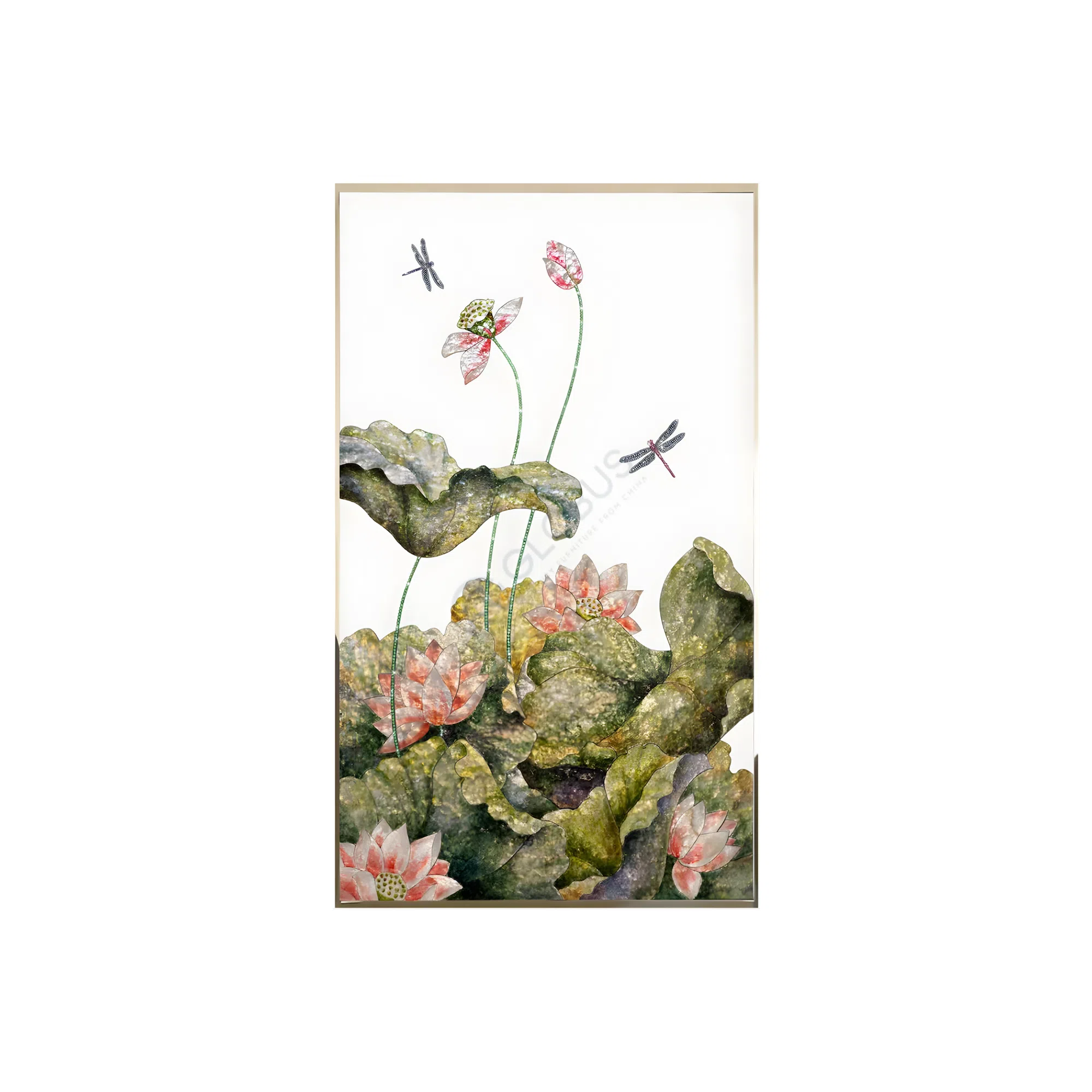 Картина VISIONNAIRE Lotus and Dragonfly 2