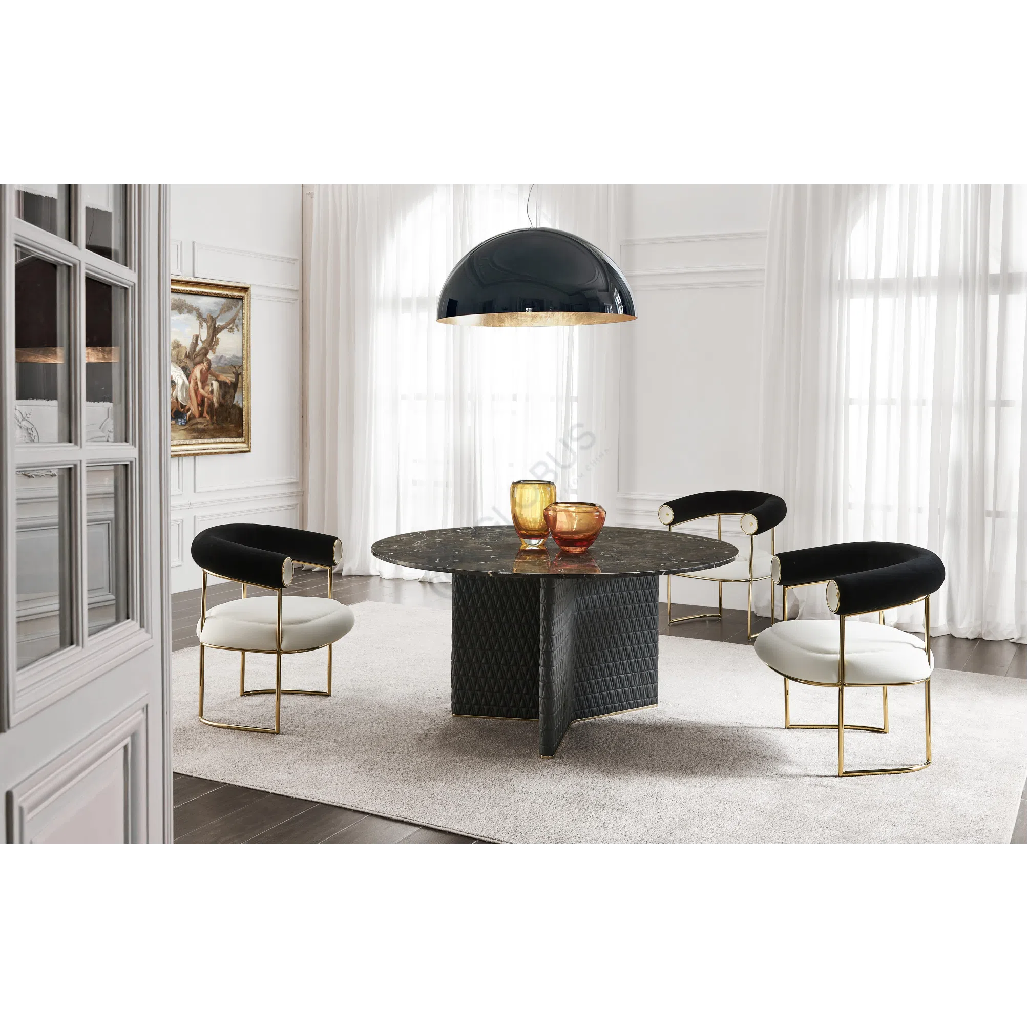 Обеденный стул VERSACE Medusa Carezza