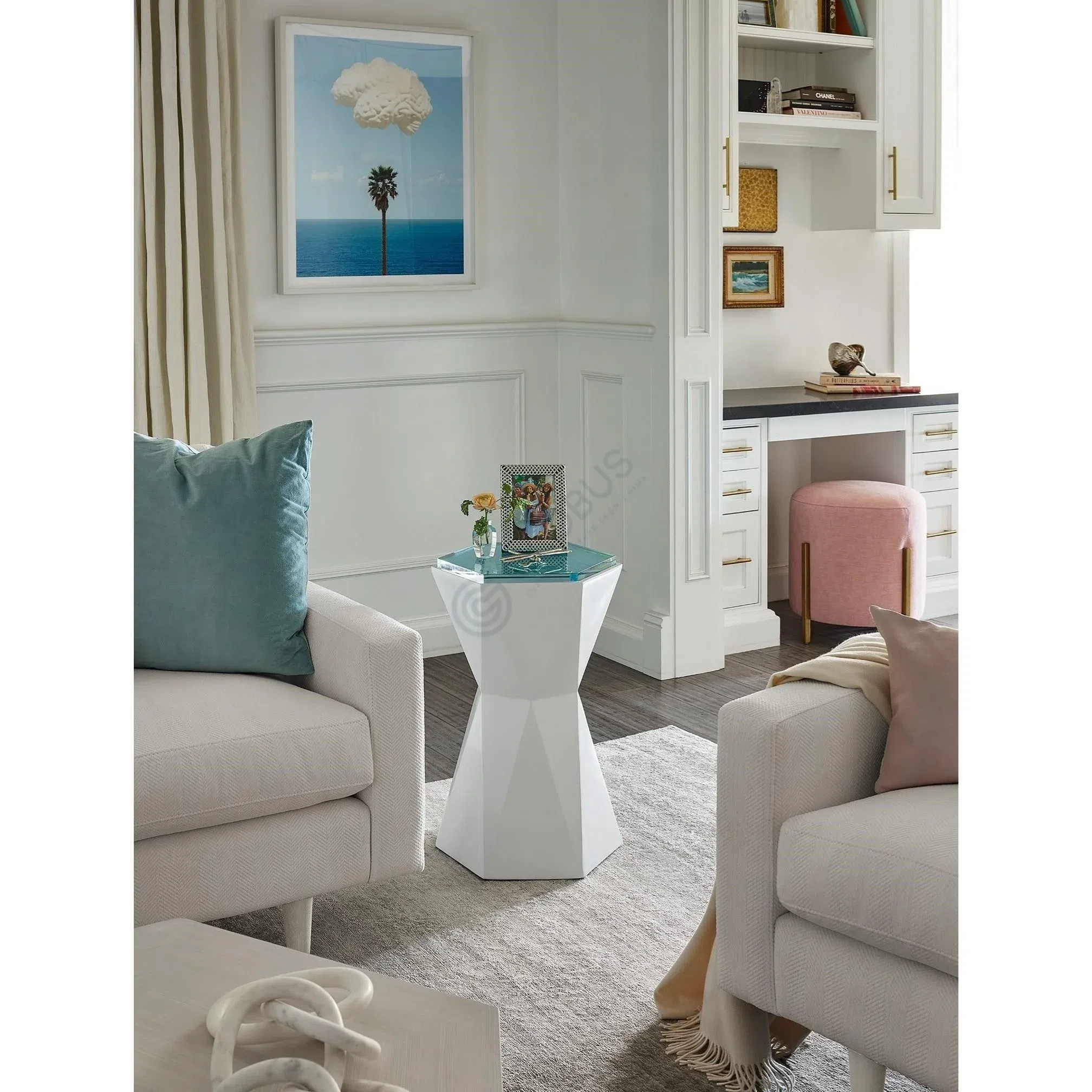 Угловой столик MIRANDA KERR Hexagon Martini