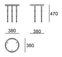 Угловой столик HESSENTIA Heron