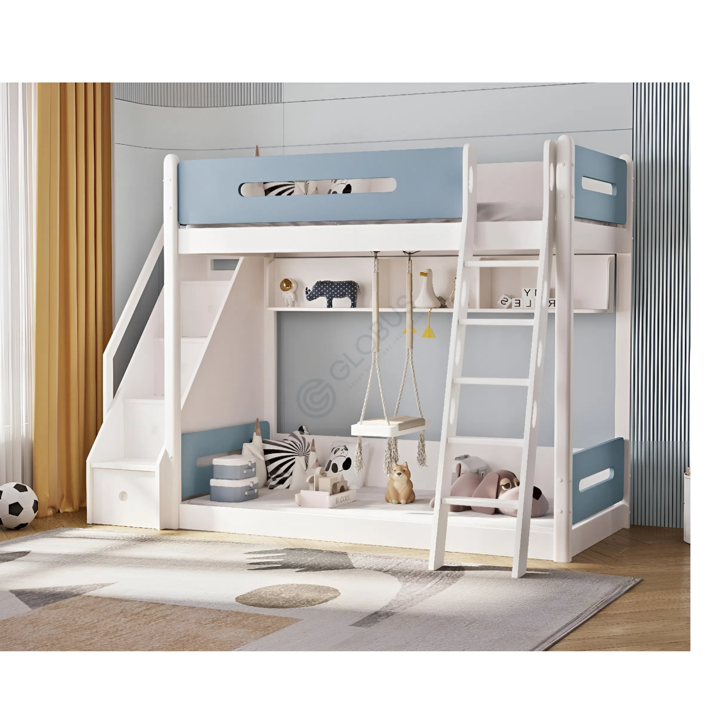 Детская двухярусная кровать Zayan