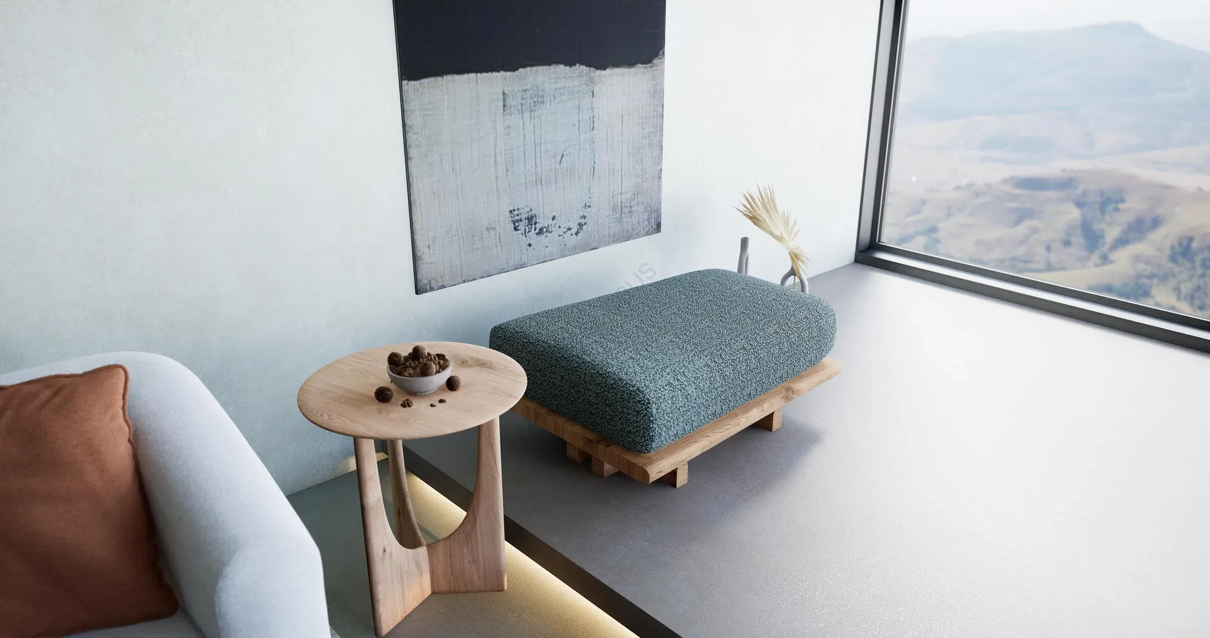 Угловой столик Rudra