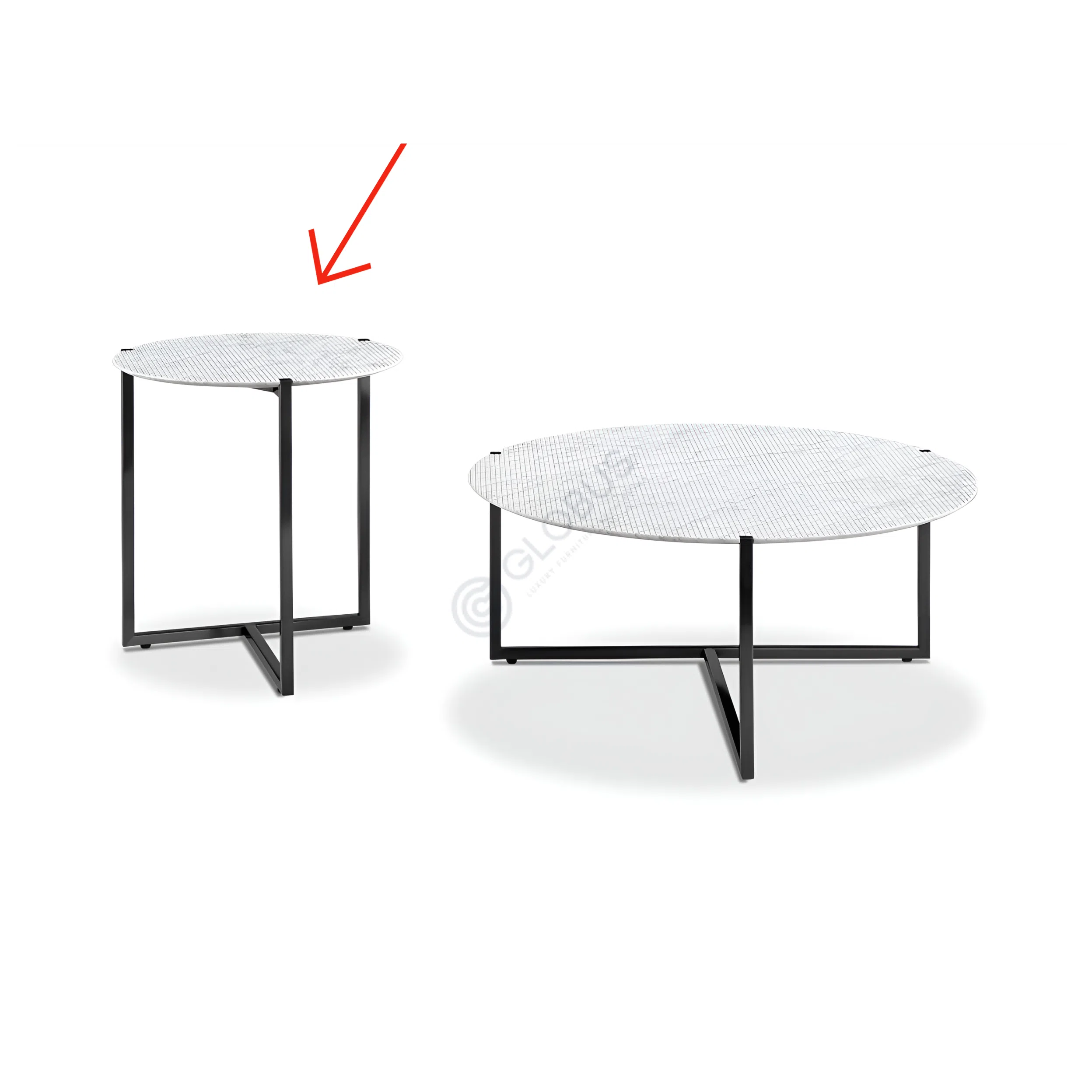 Угловой столик Querix