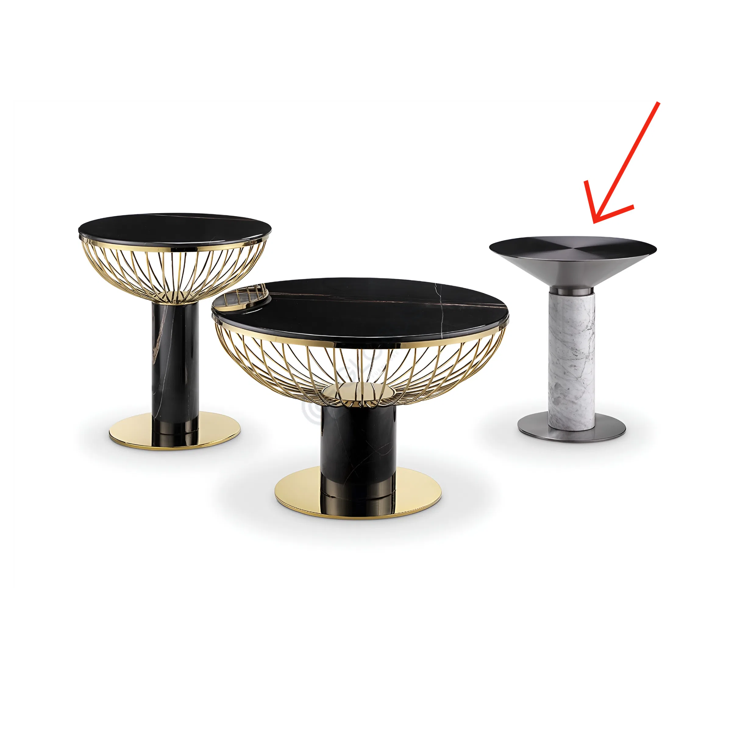 Угловой столик Amoureux