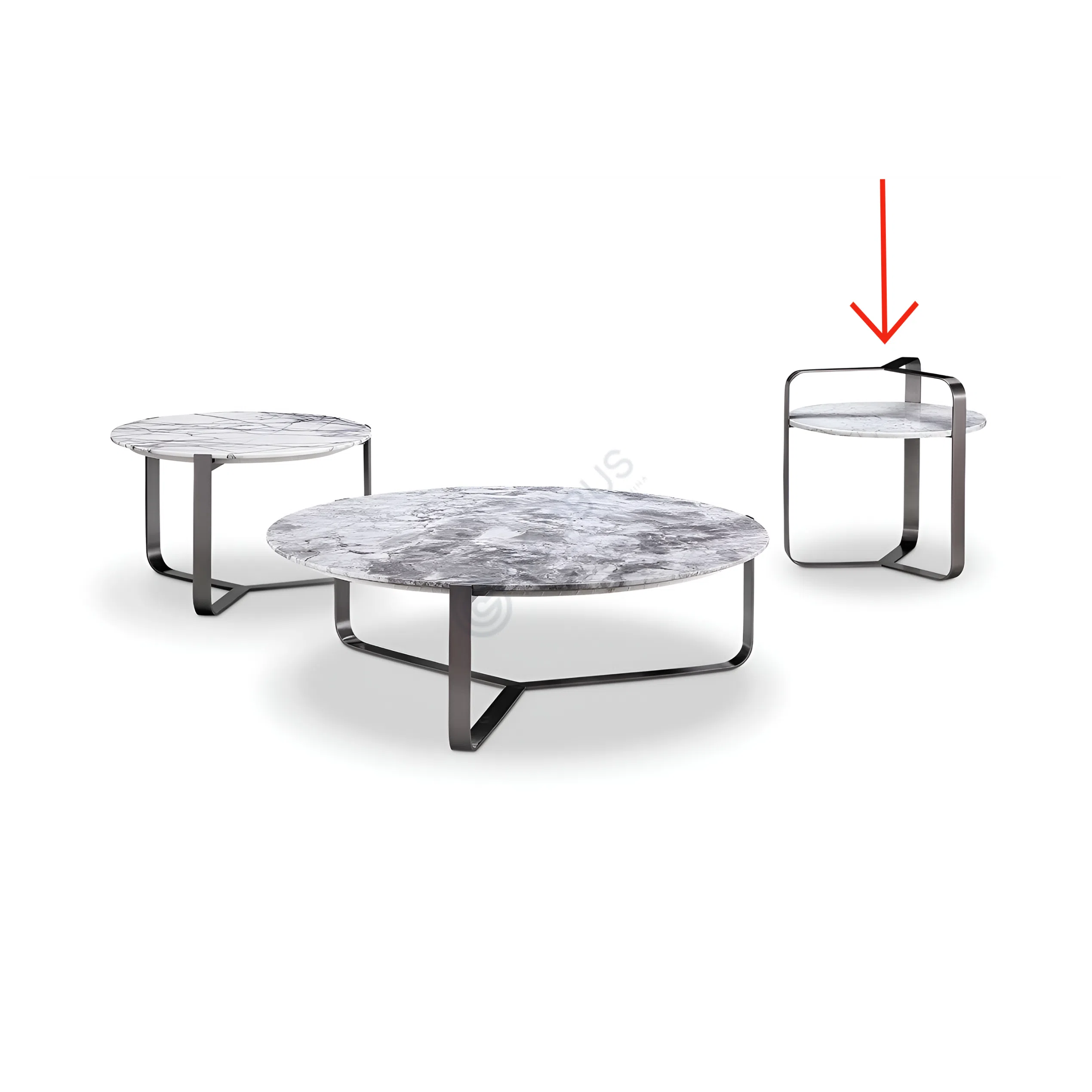 Угловой столик FLOU Yari