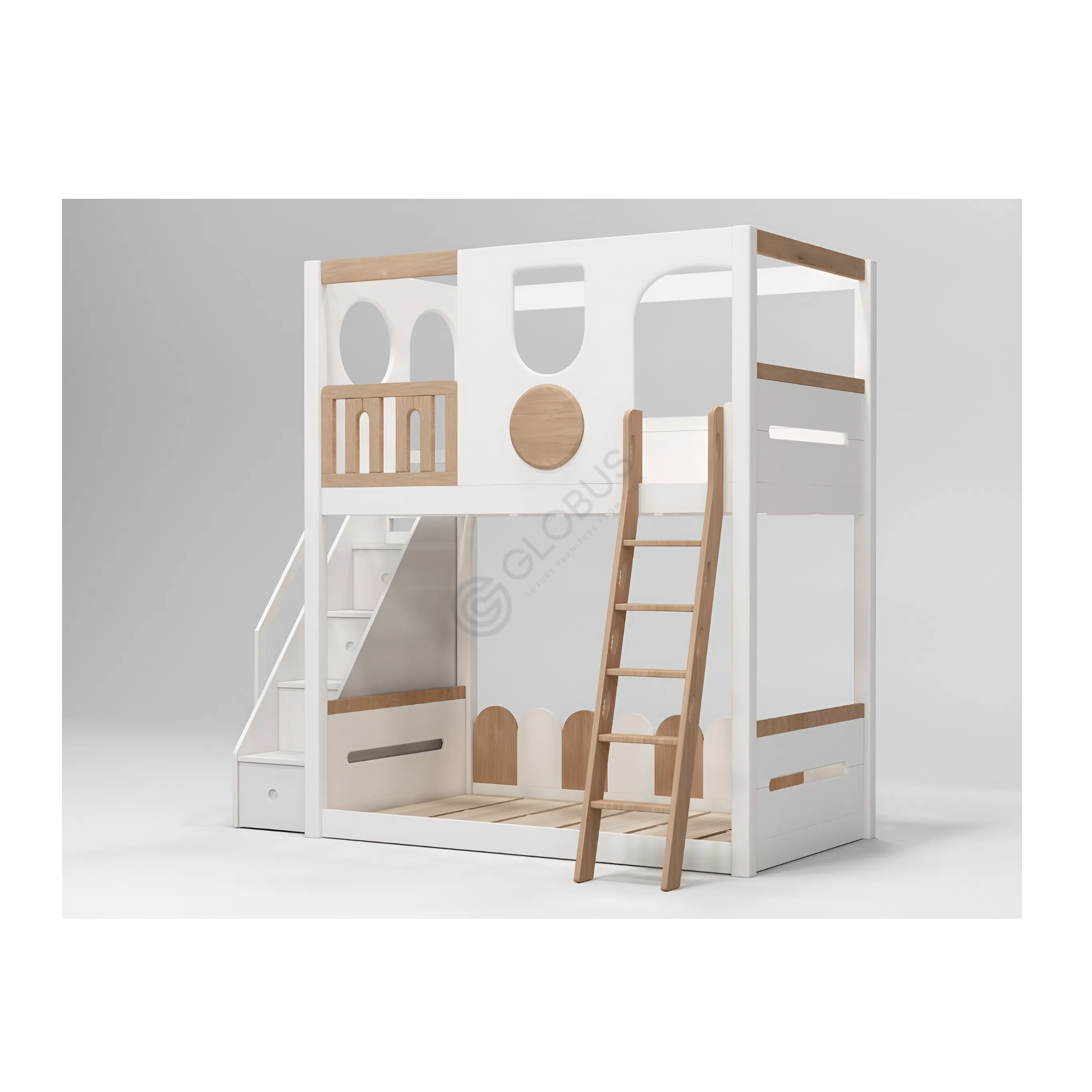 Детская двухярусная кровать Flecto