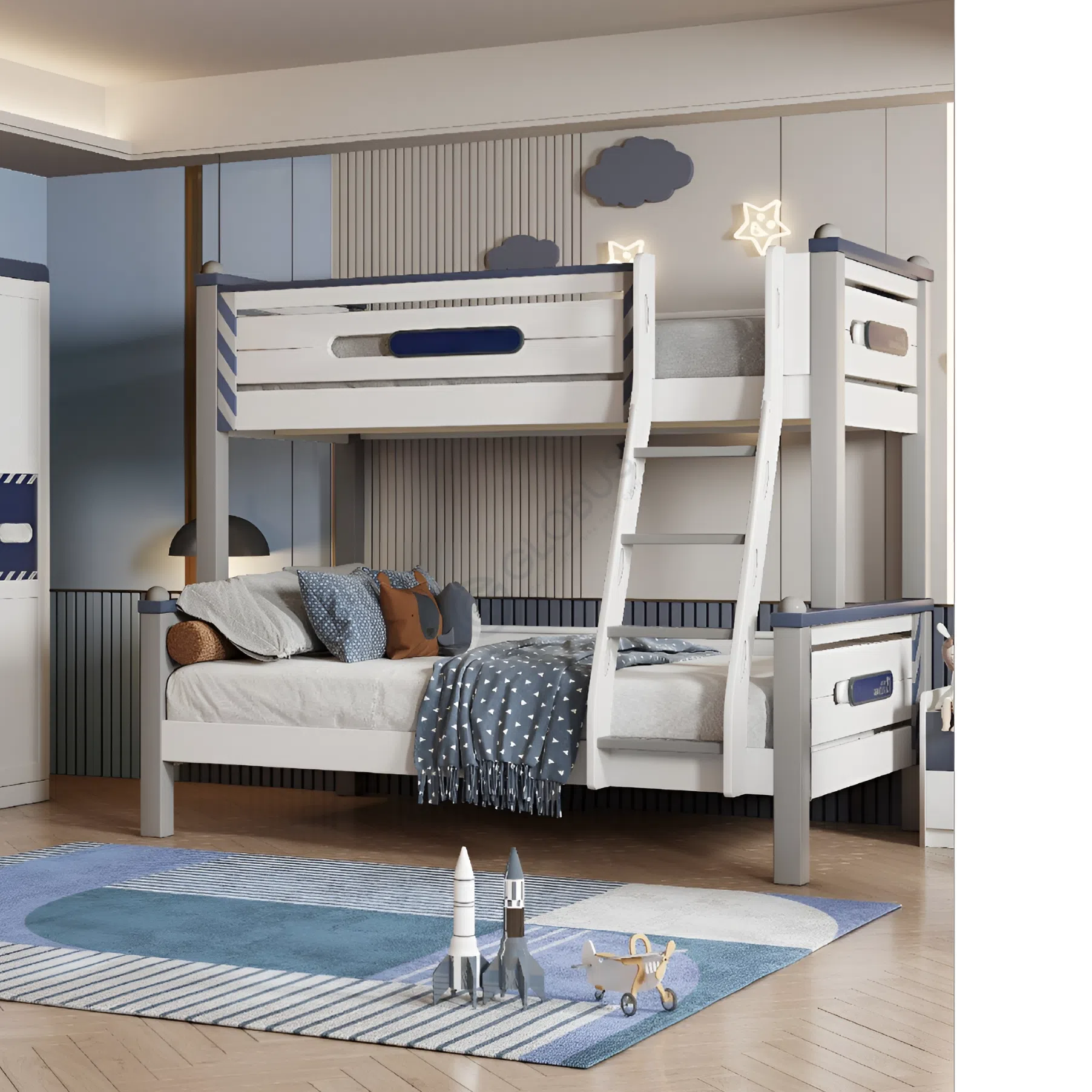 Детская двухярусная кровать Caminus