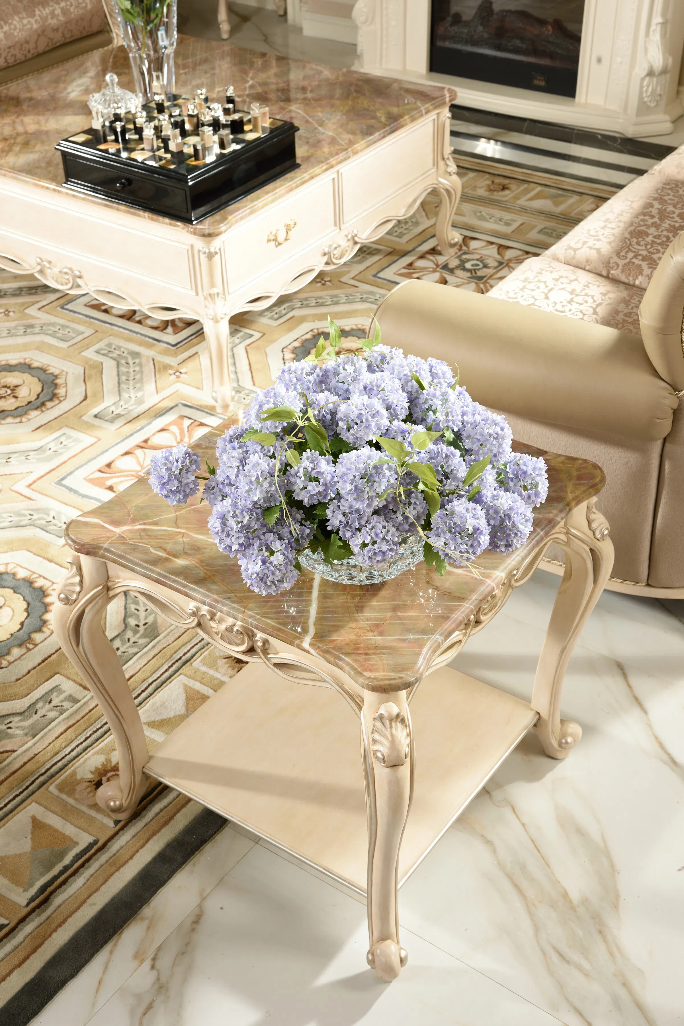 Угловой столик Marmolea