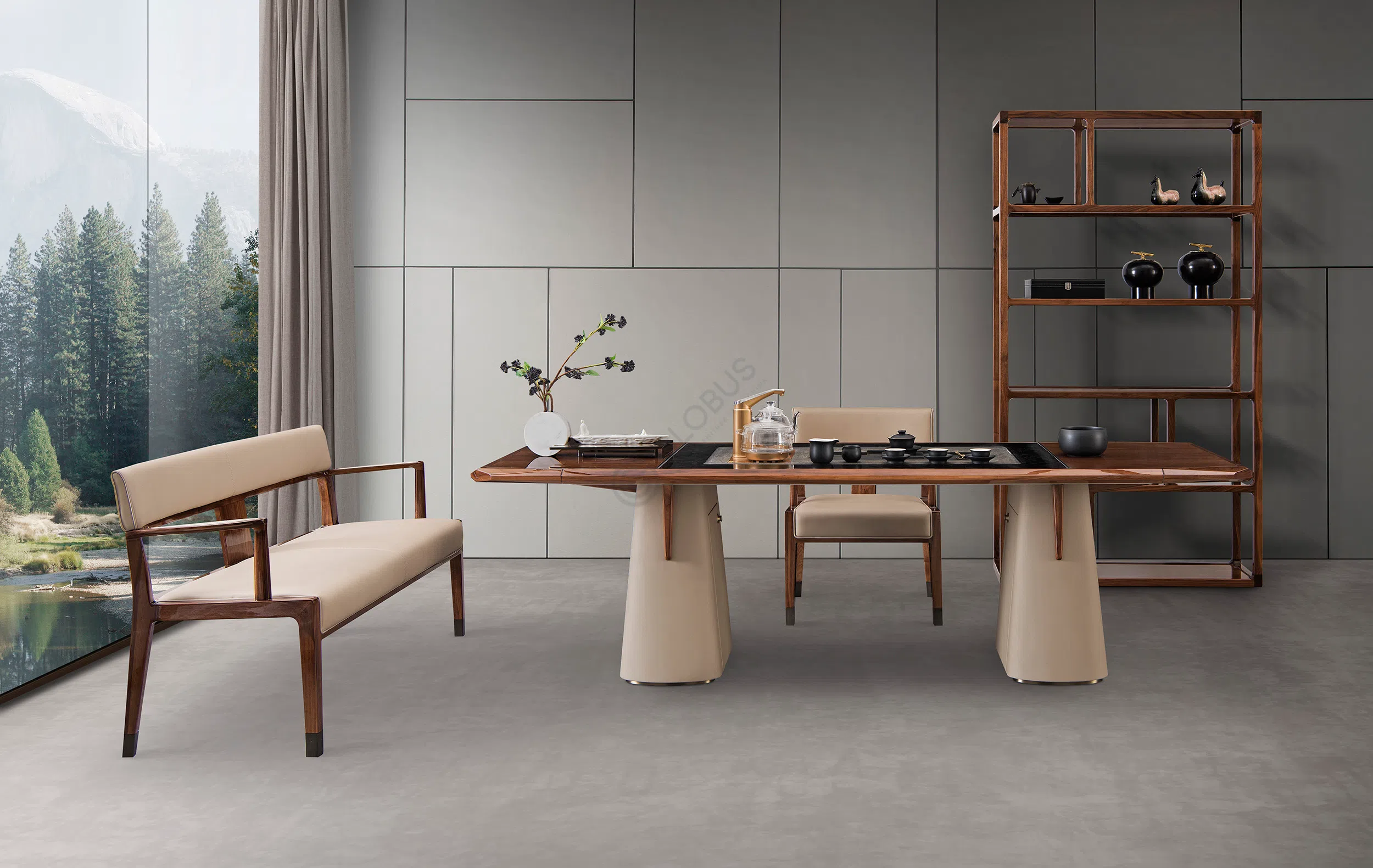 Стол для чайных церемоний GIORGETTI Fang