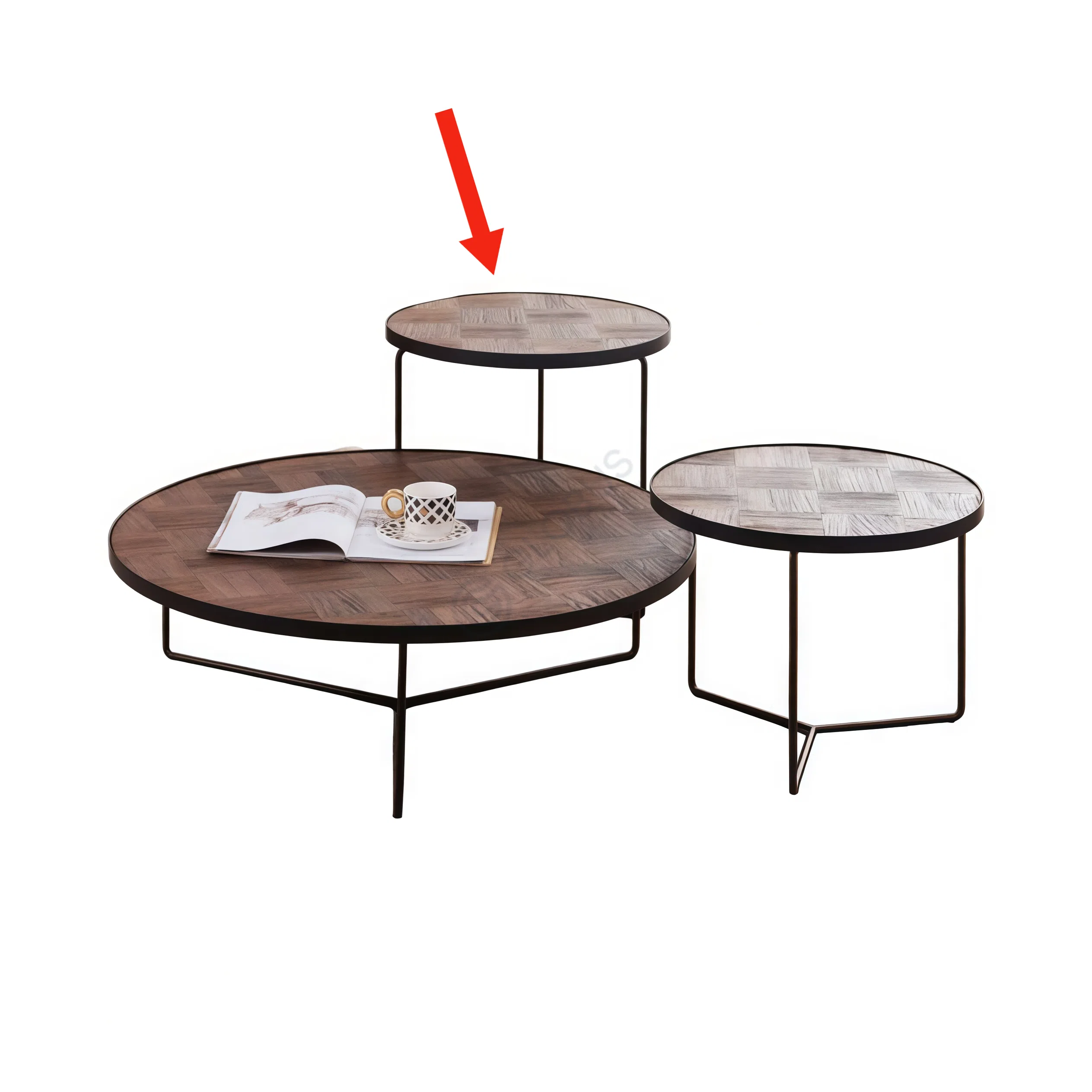 Угловой столик CATTELAN ITALIA Billy Wood