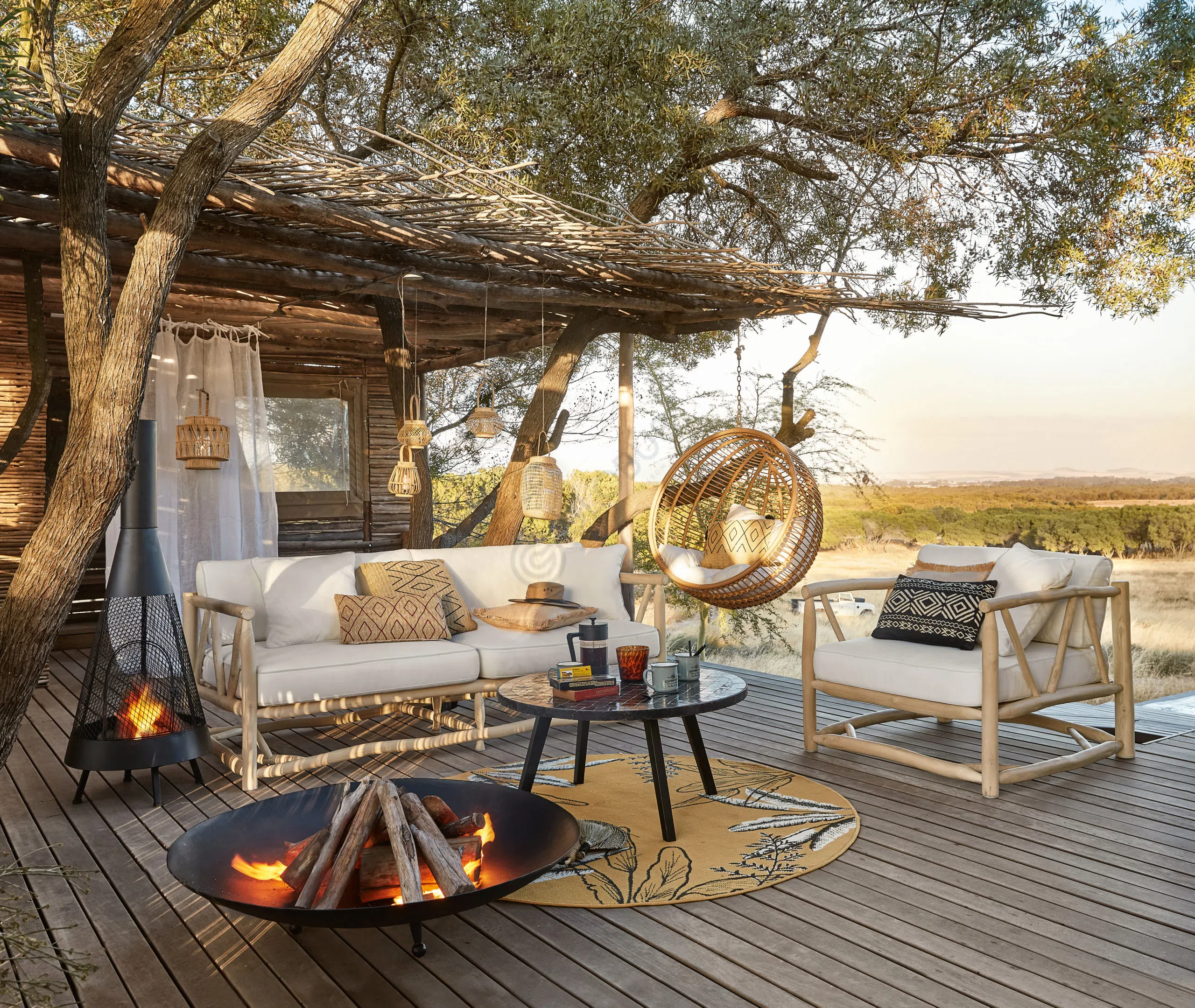 Уличное кресло-качель Ertilo