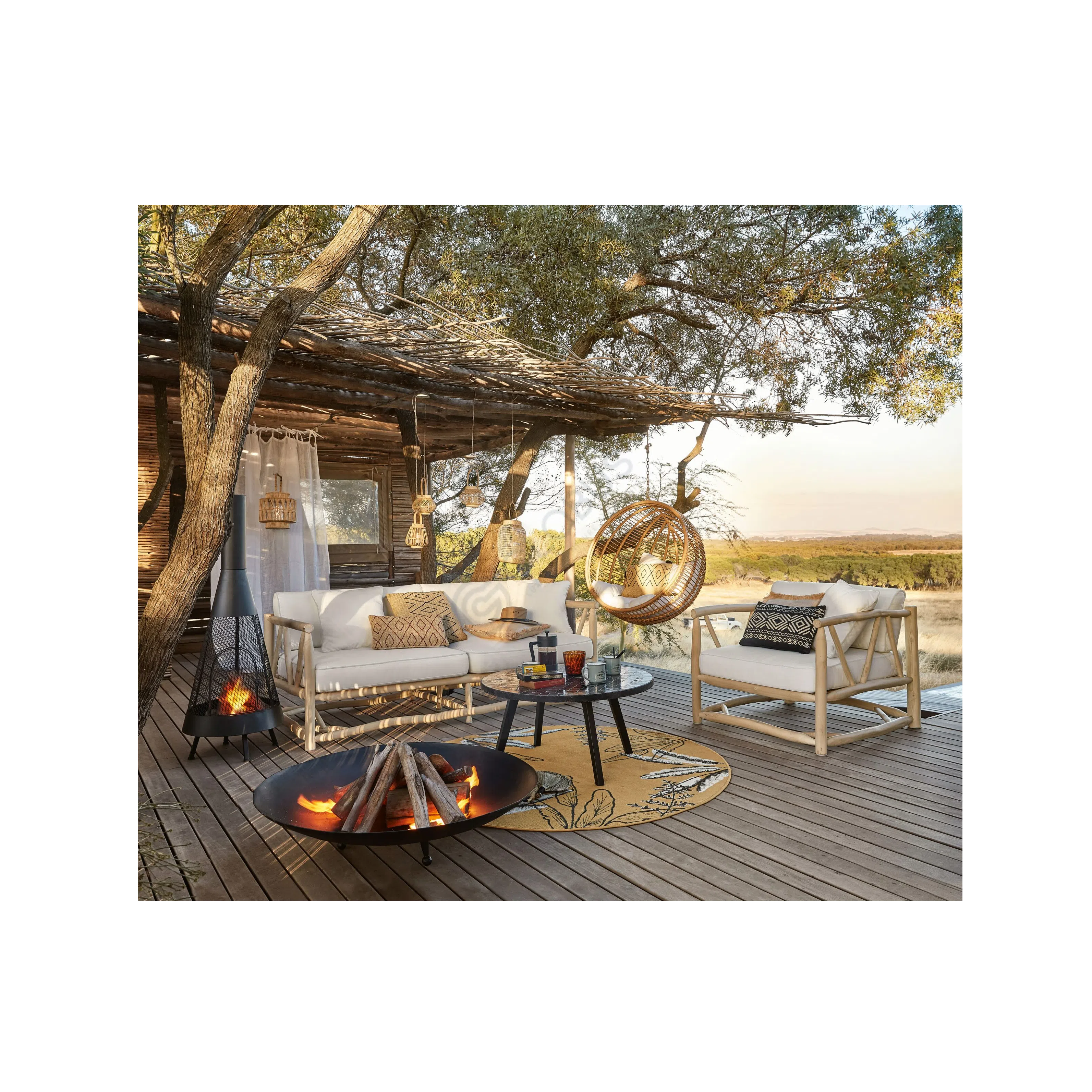 Уличное кресло-качель Ertilo