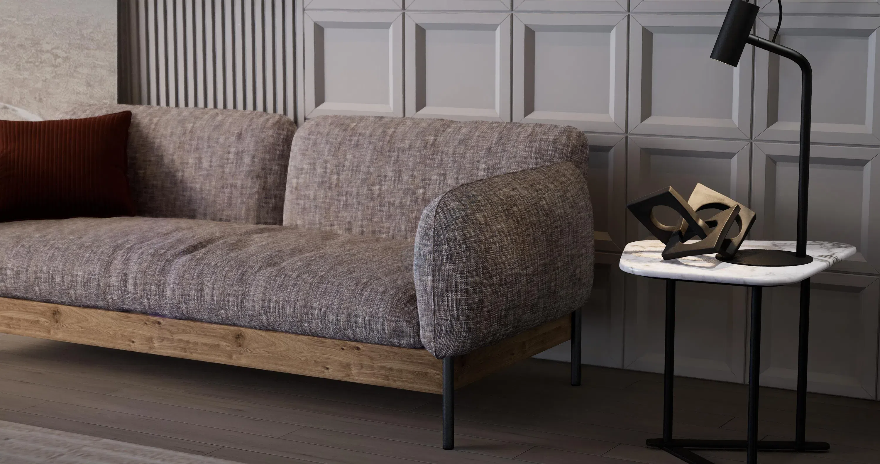 Угловой столик Garrire