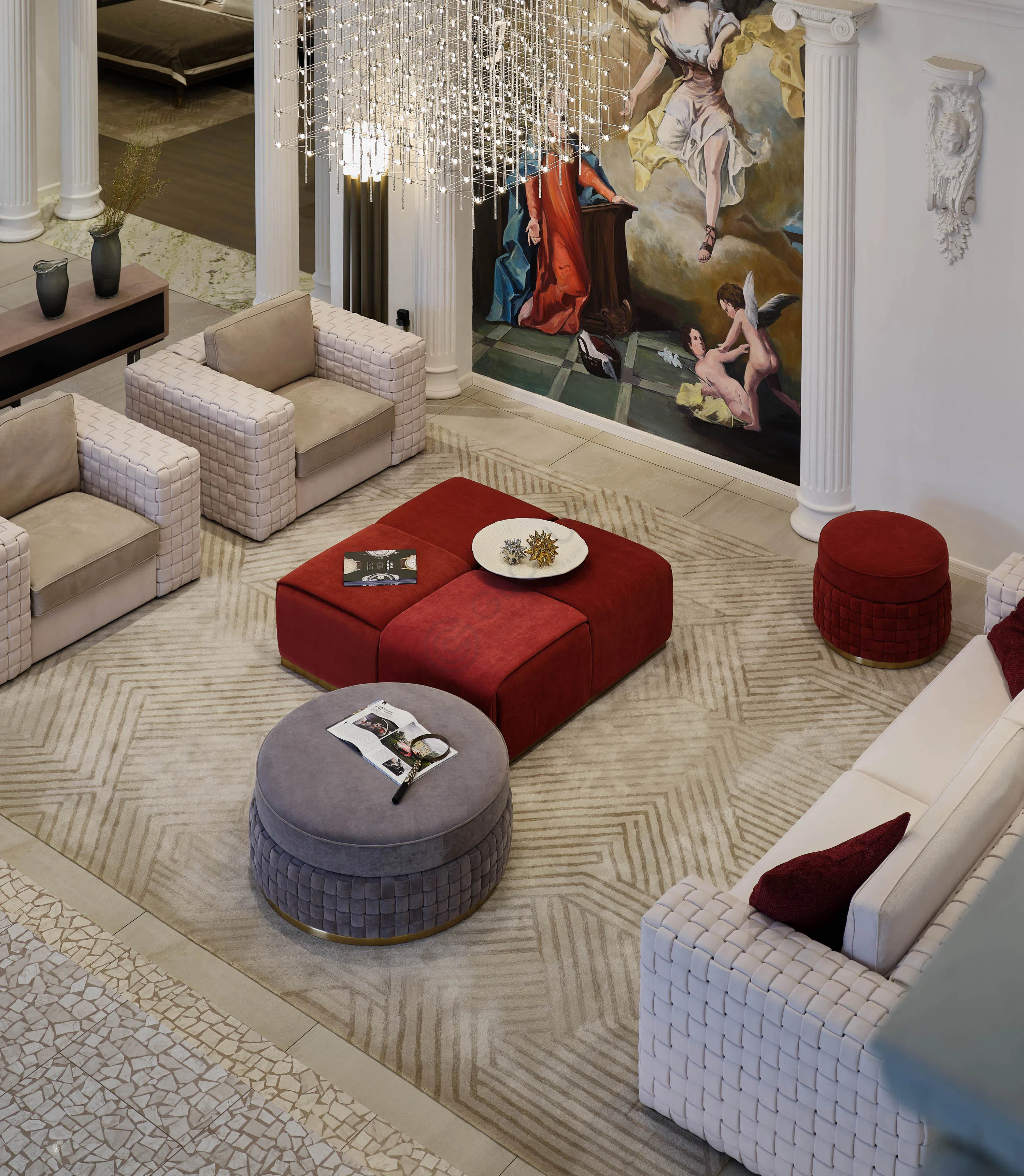 Пуф LUDOVICA MASCHERONI Trevis