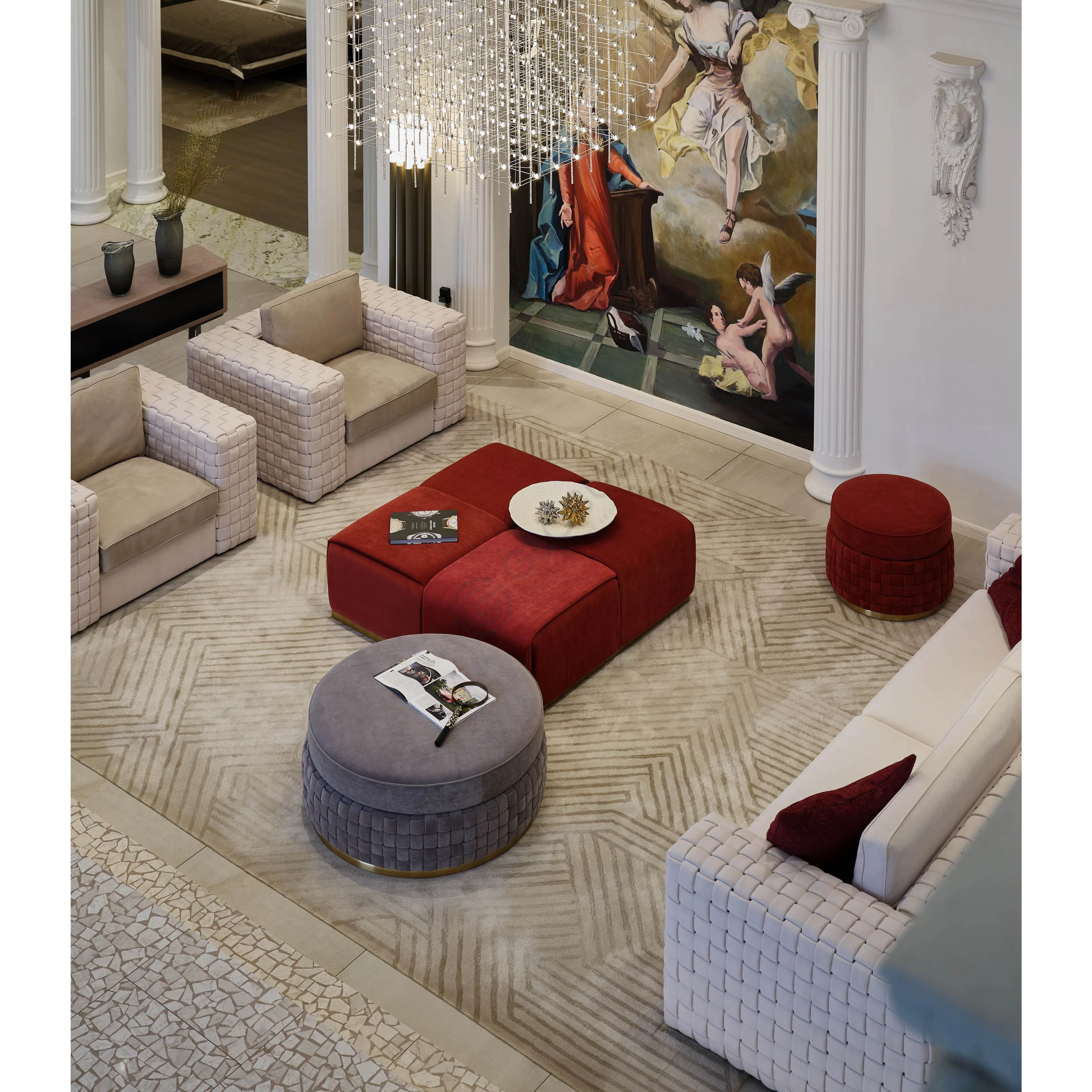 Пуф LUDOVICA MASCHERONI Intrigo