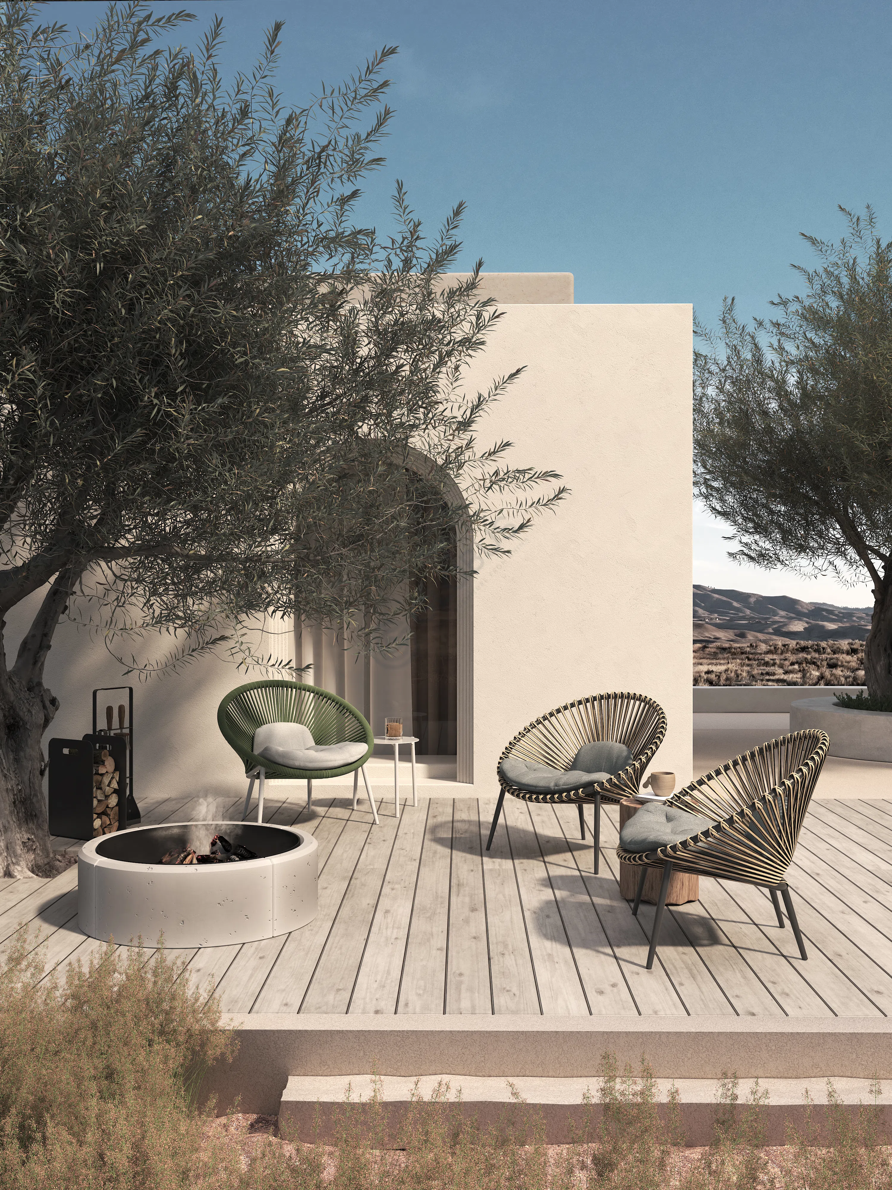 Уличное кресло Yeleni