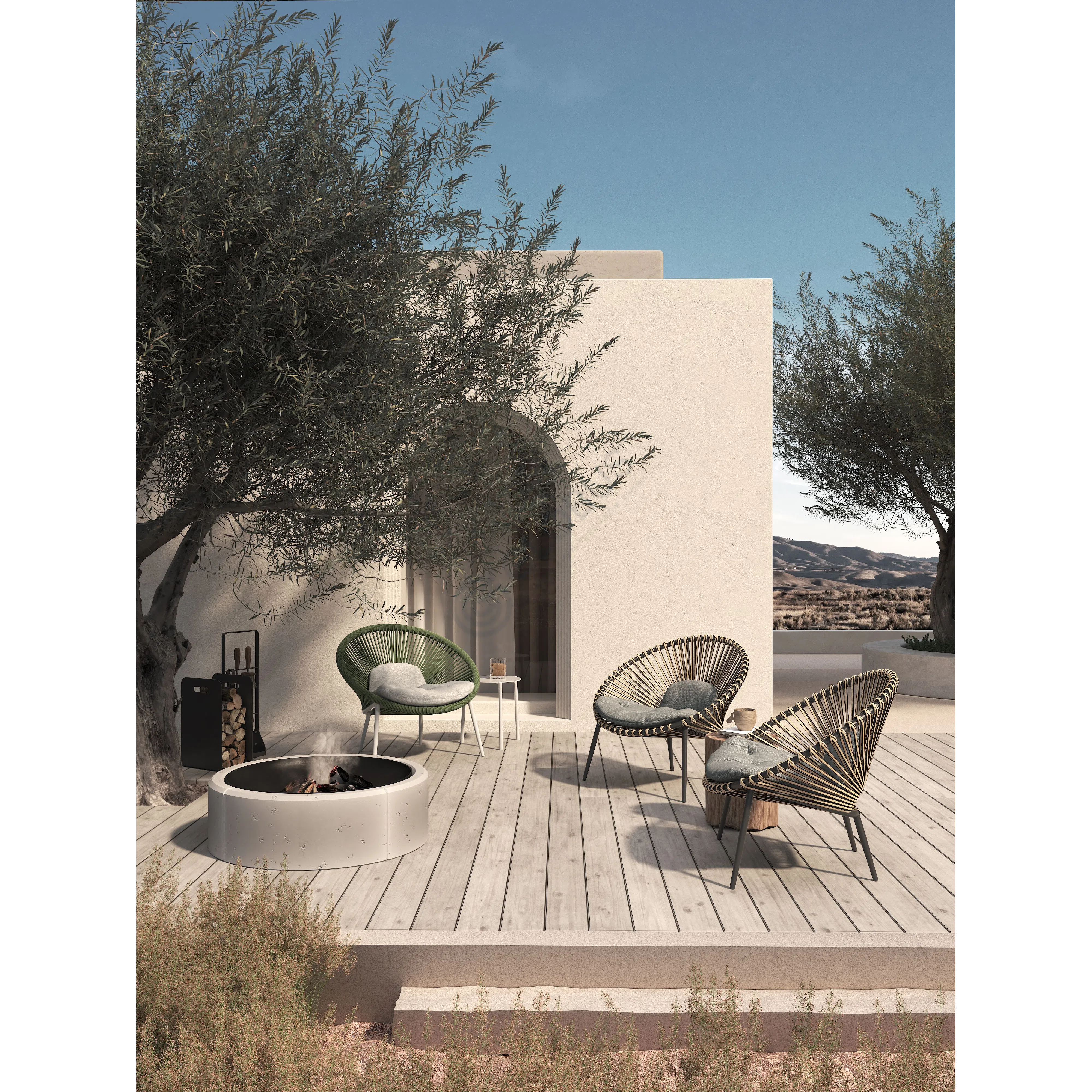 Уличное кресло Yeleni